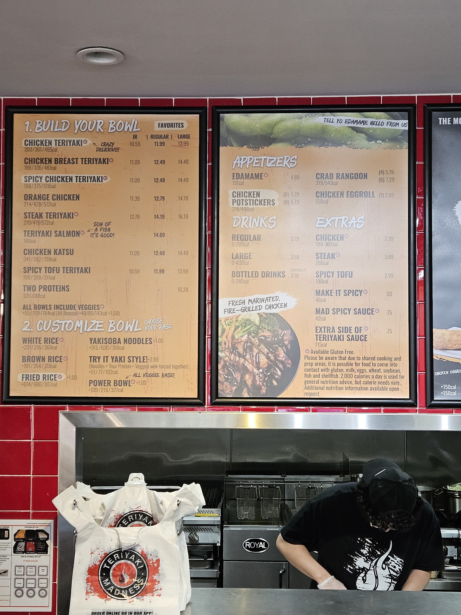 Teriyaki Madness Menu