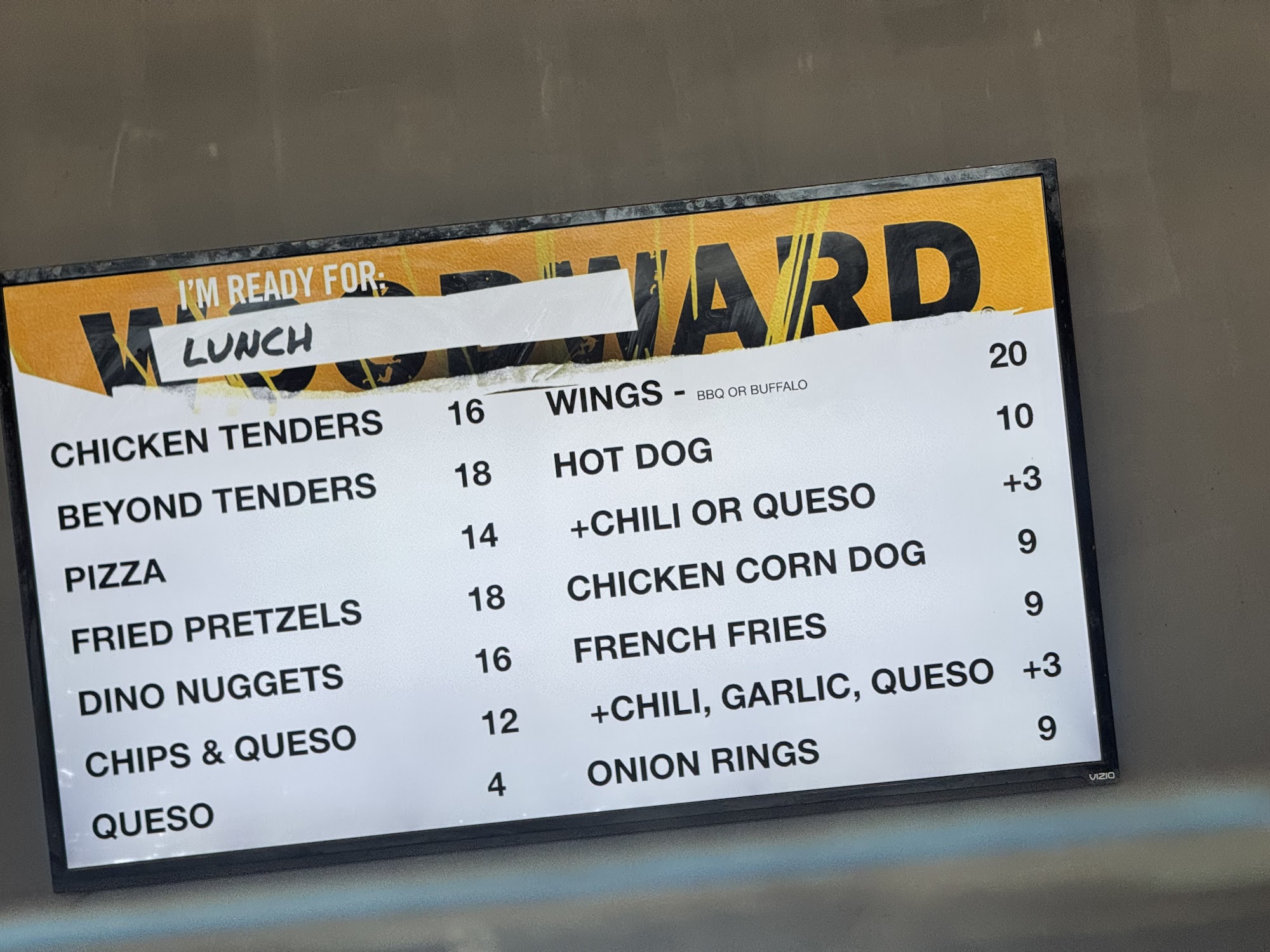 THE HUB & SPOKE Menu