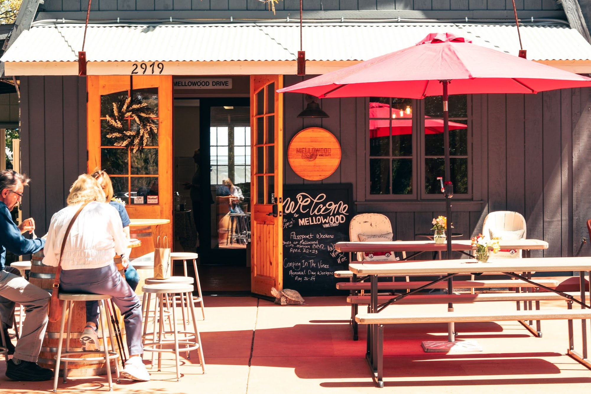 Mellowood Vineyard Menu