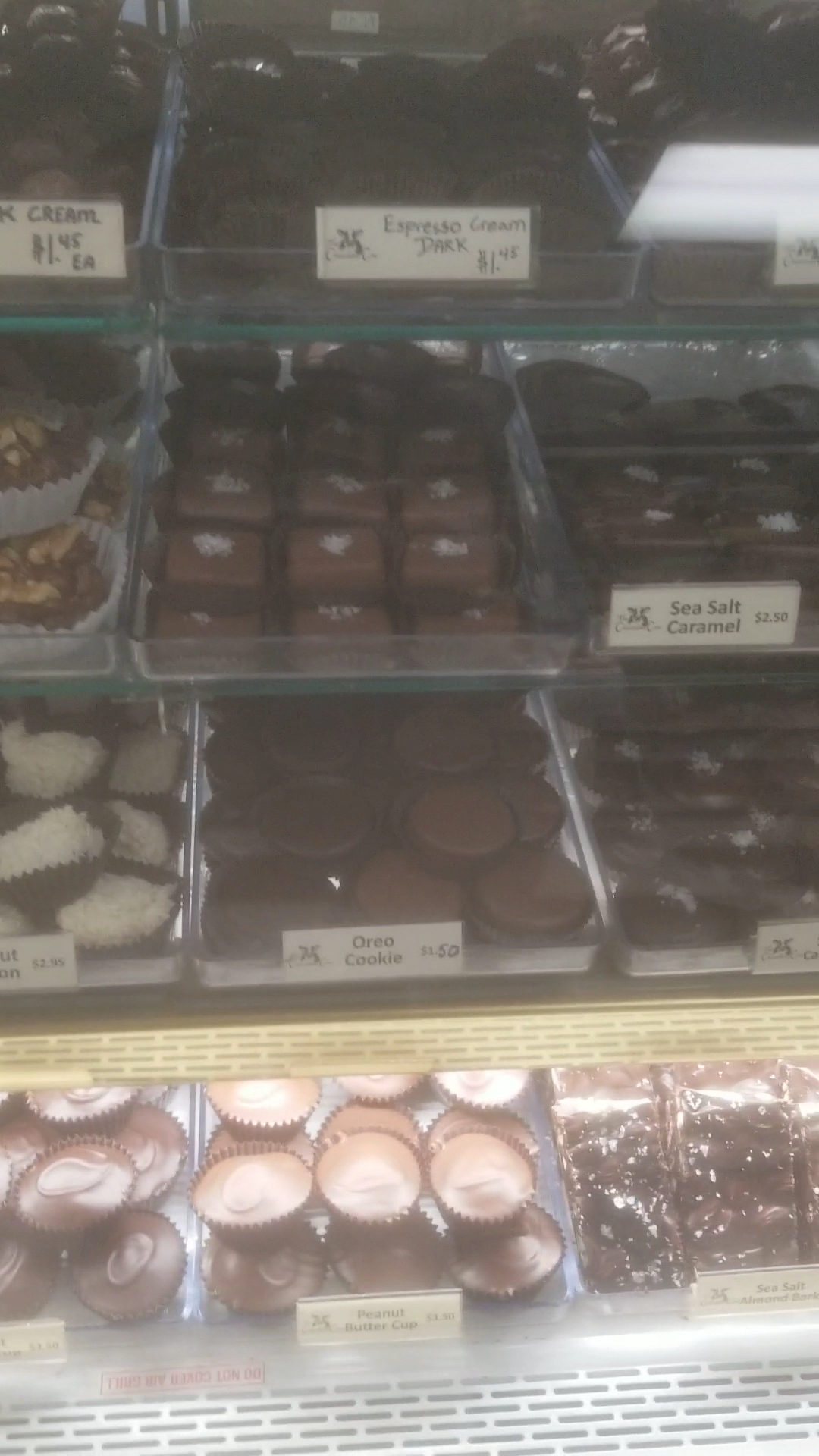 The Chocolate Cow Menu