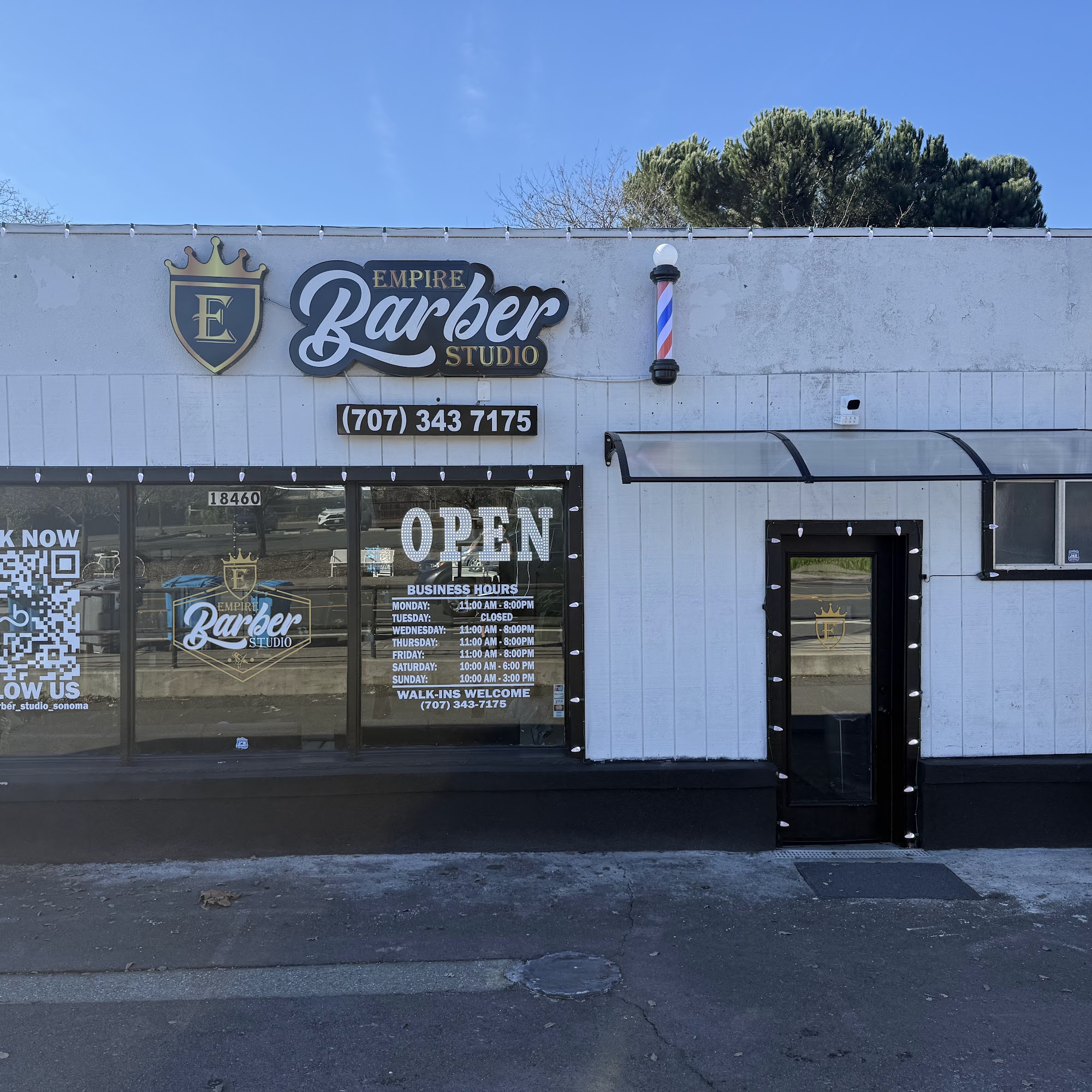 Empire Barber Studio 18460 CA-12, Sonoma California 95476