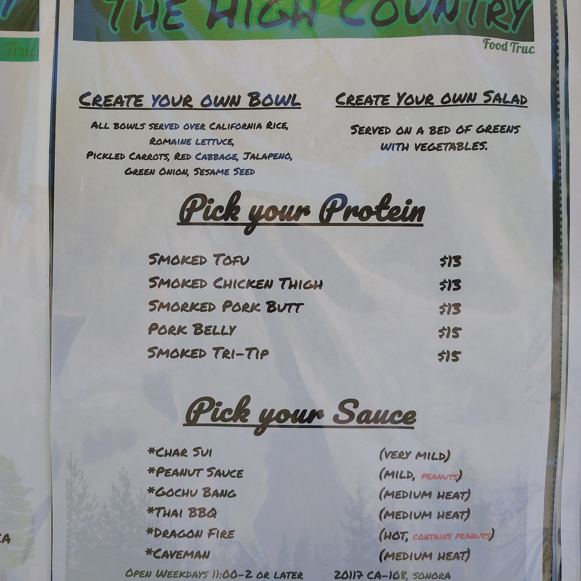 The High Country BBQ Sonora