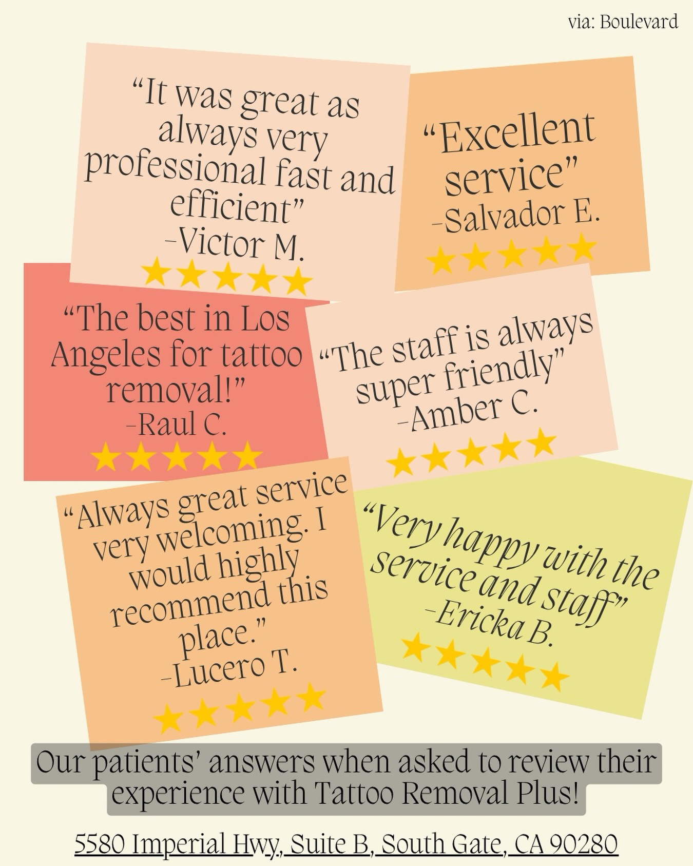 Tattoo Removal Plus 5580 Imperial Hwy. Suite B, South Gate, CA 90280