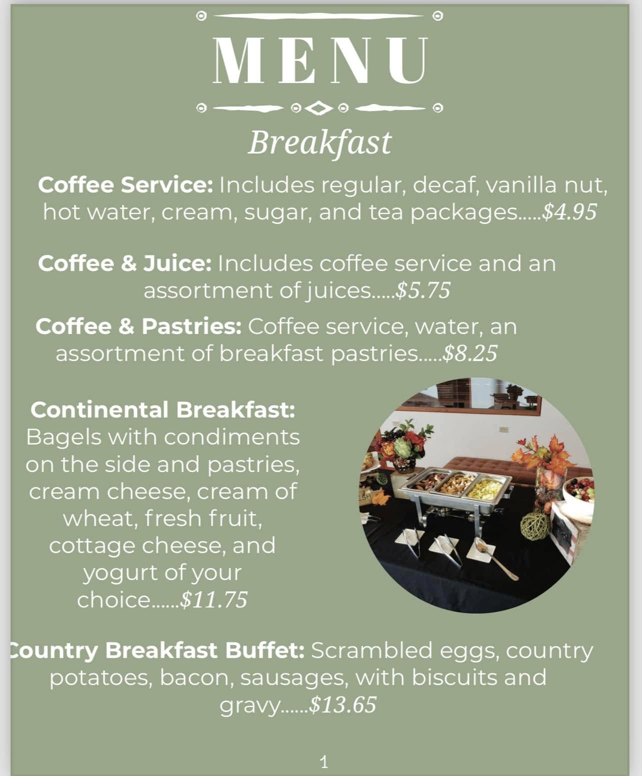 Susy’s Grill and Catering Menu