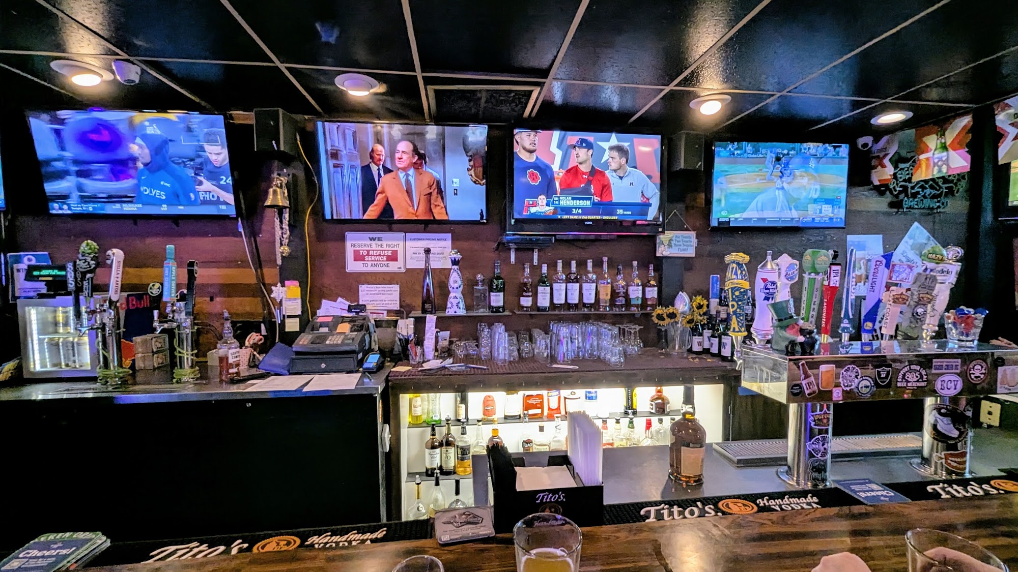 Blue Max Lounge Menu