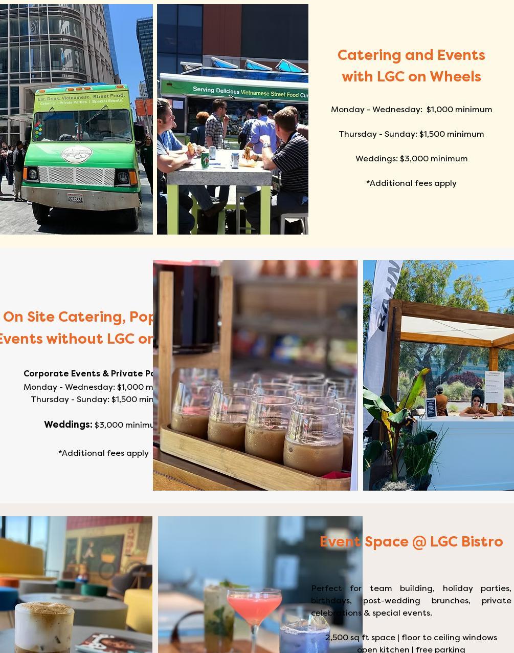 little green cyclo Menu