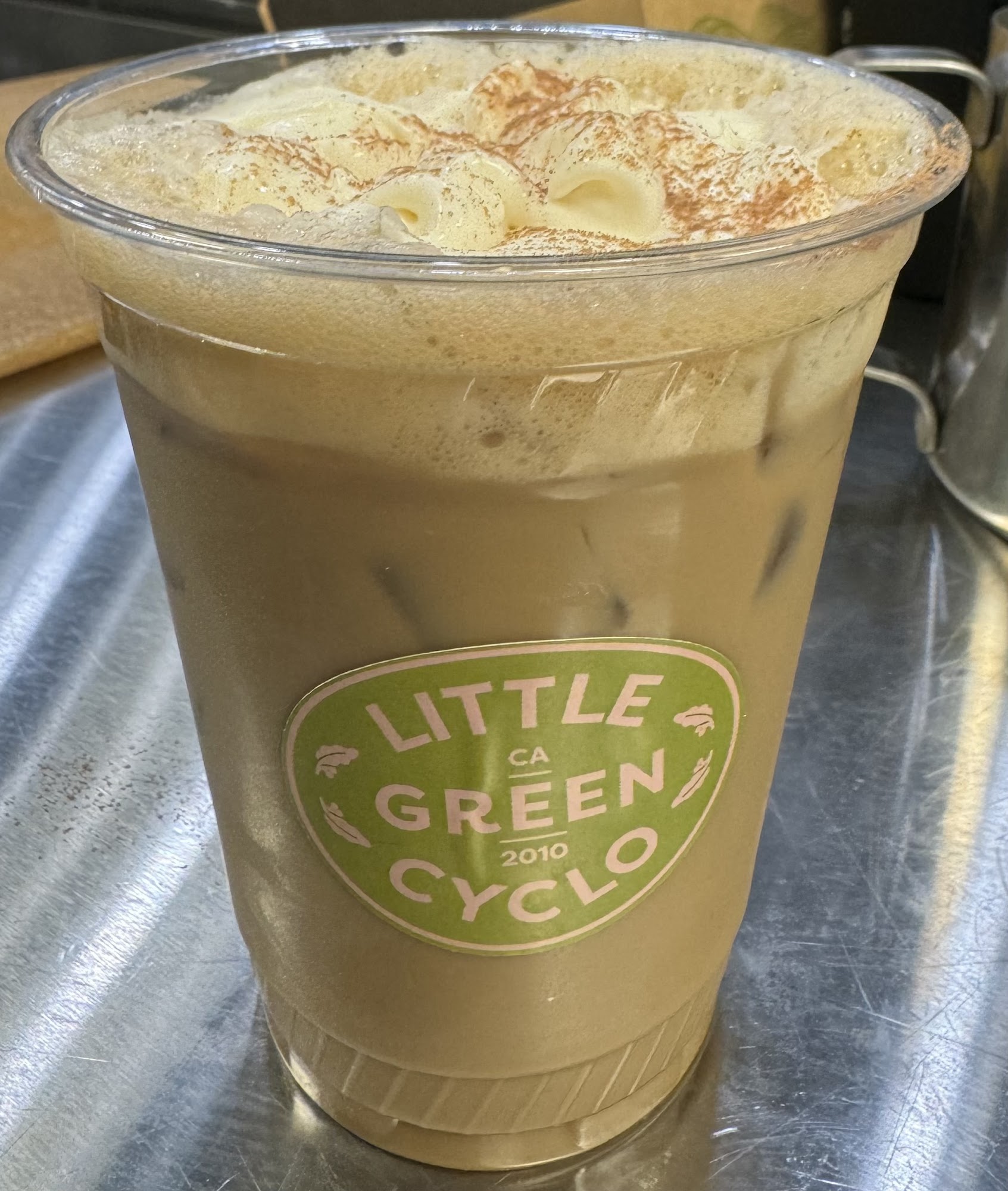little green cyclo Menu
