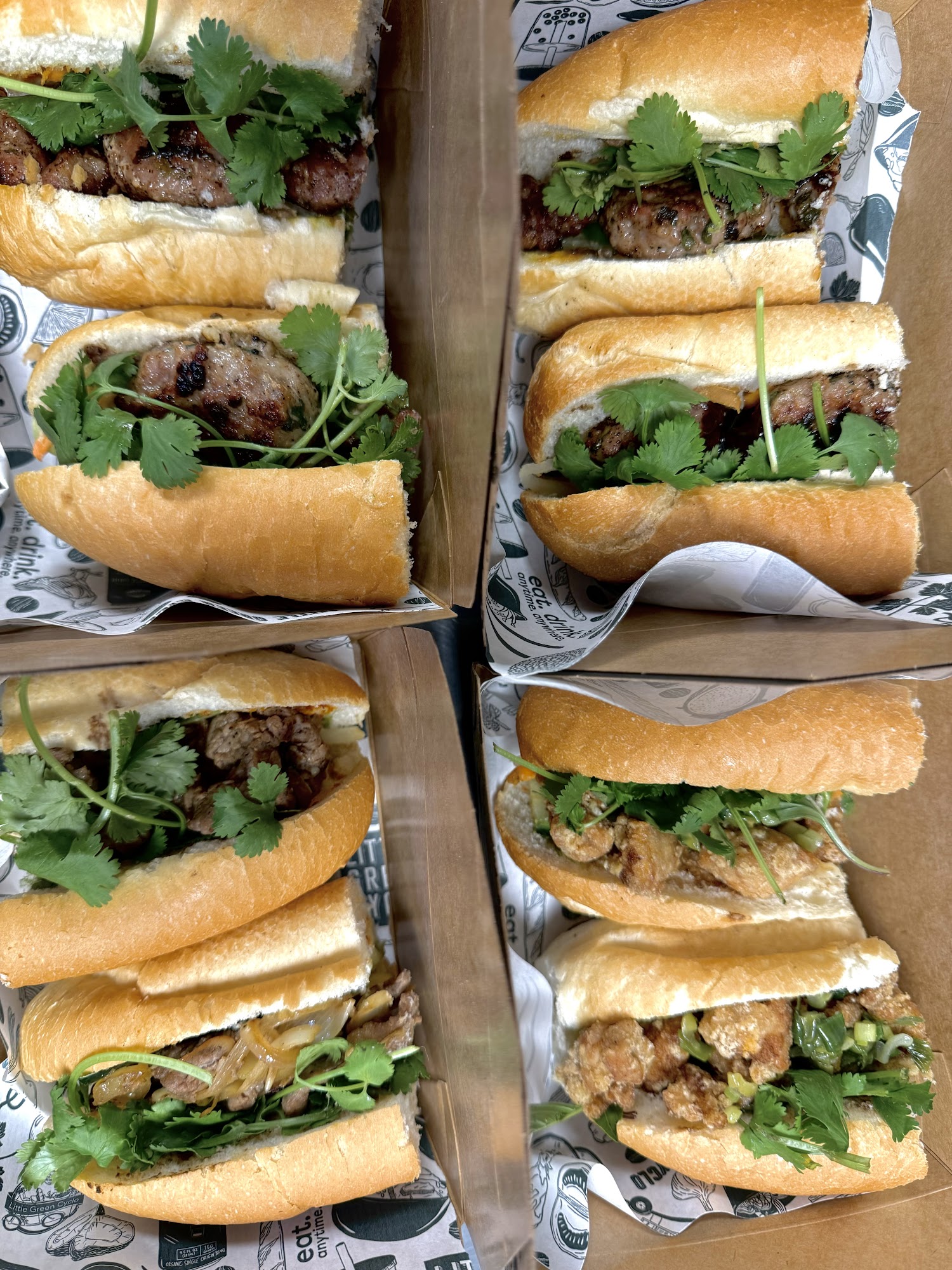 little green cyclo Menu