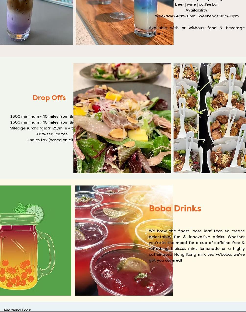 little green cyclo Menu