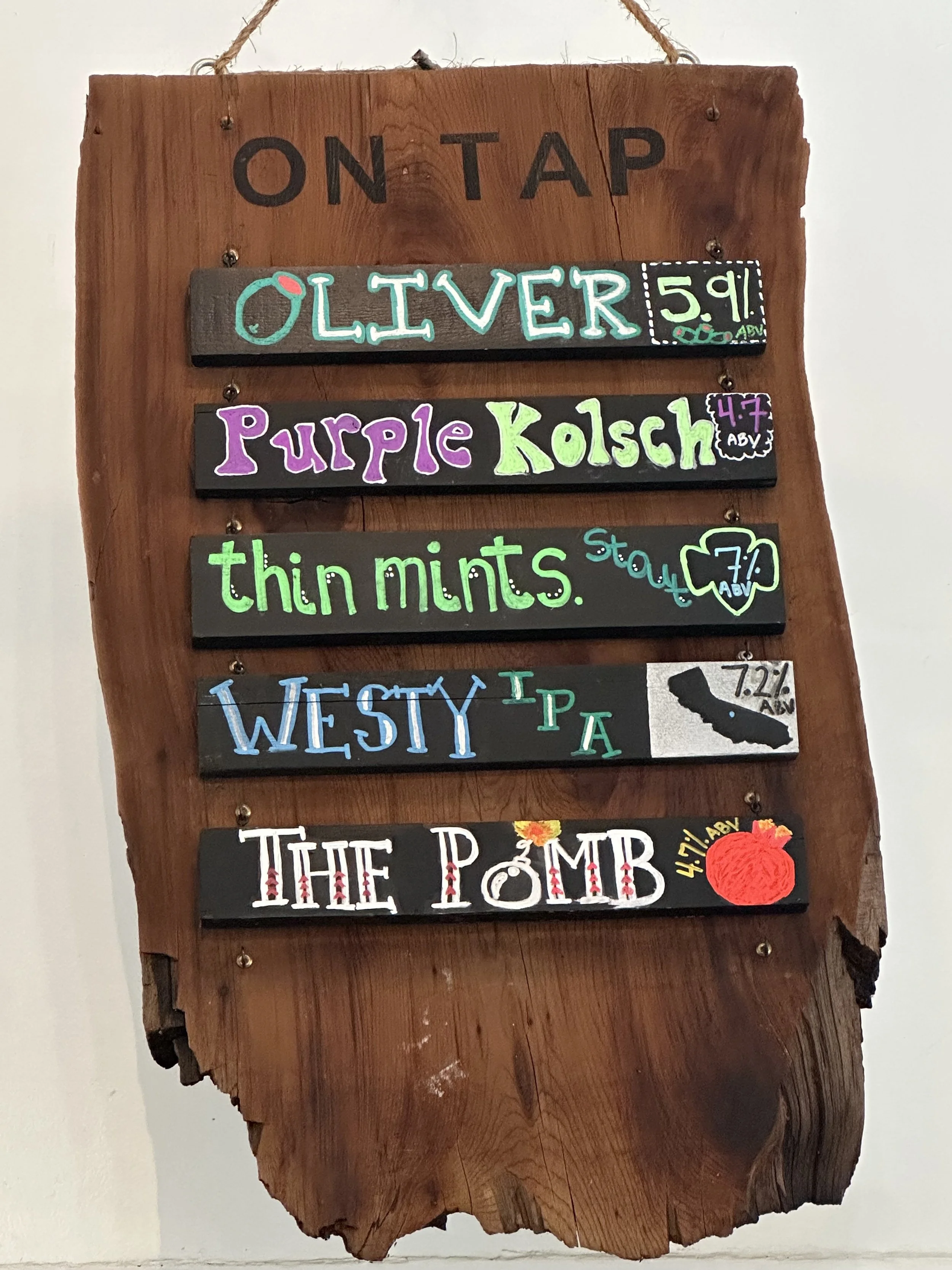 Three Rivers Brewing Co Menu