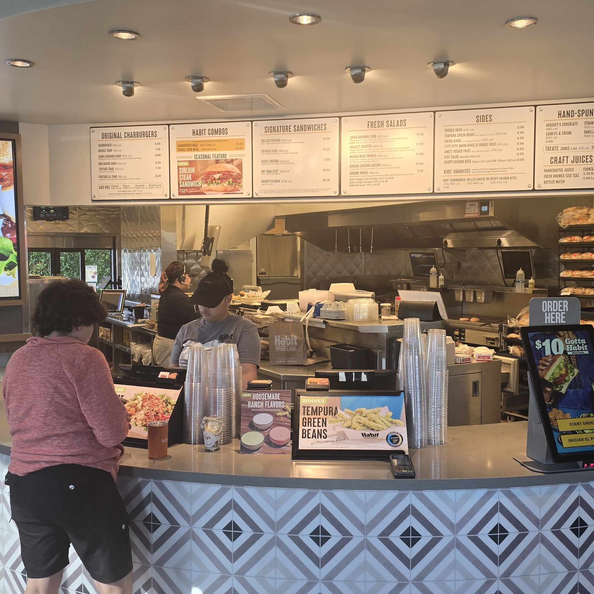 Habit Burger & Grill Menu