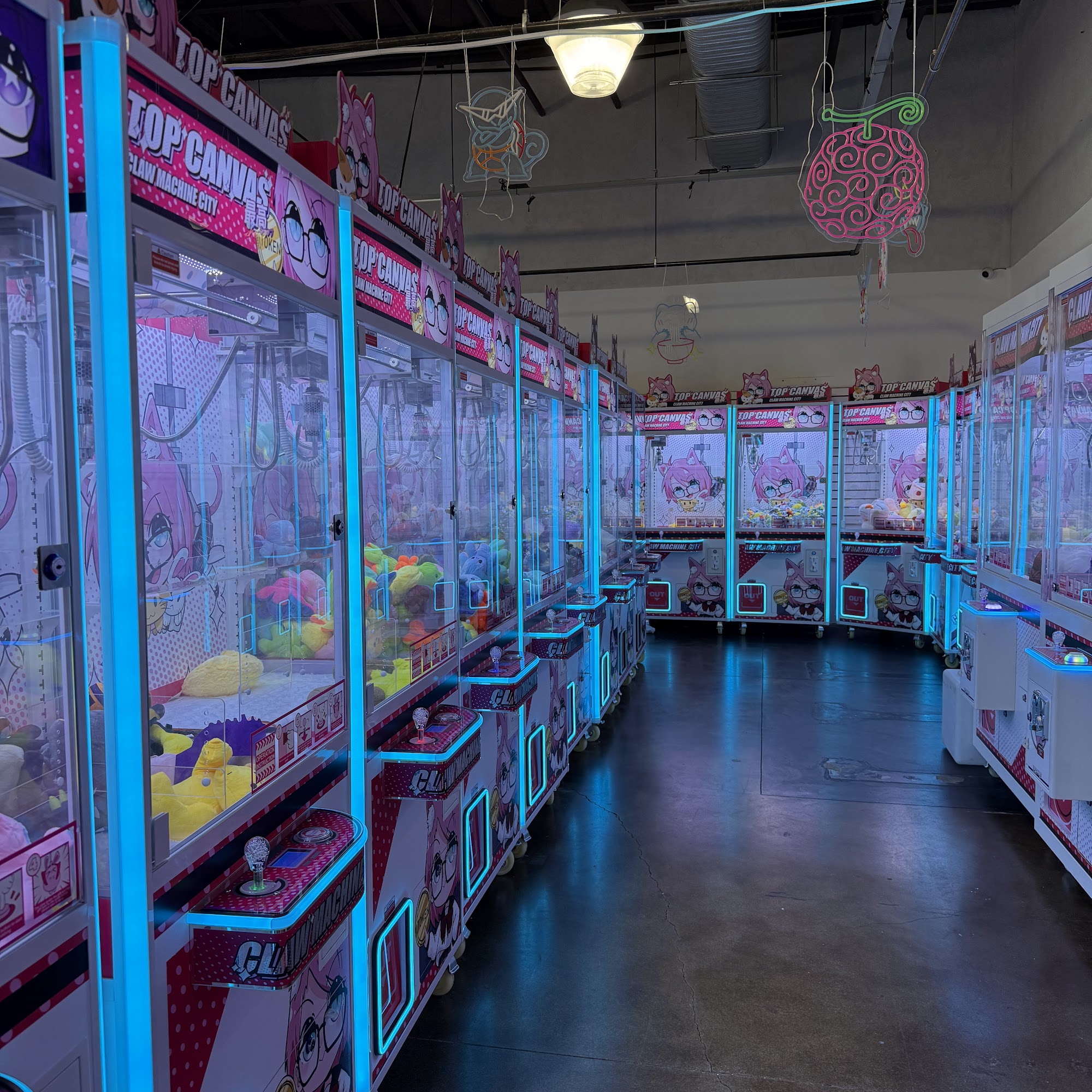 Top Canvas - Claw Machine City - Tustin Tustin