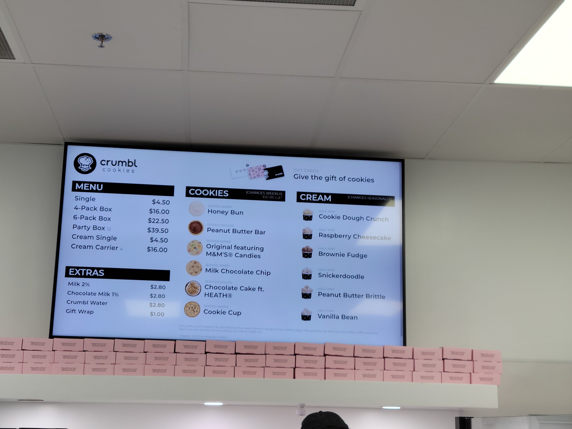 Crumbl - Vacaville Menu