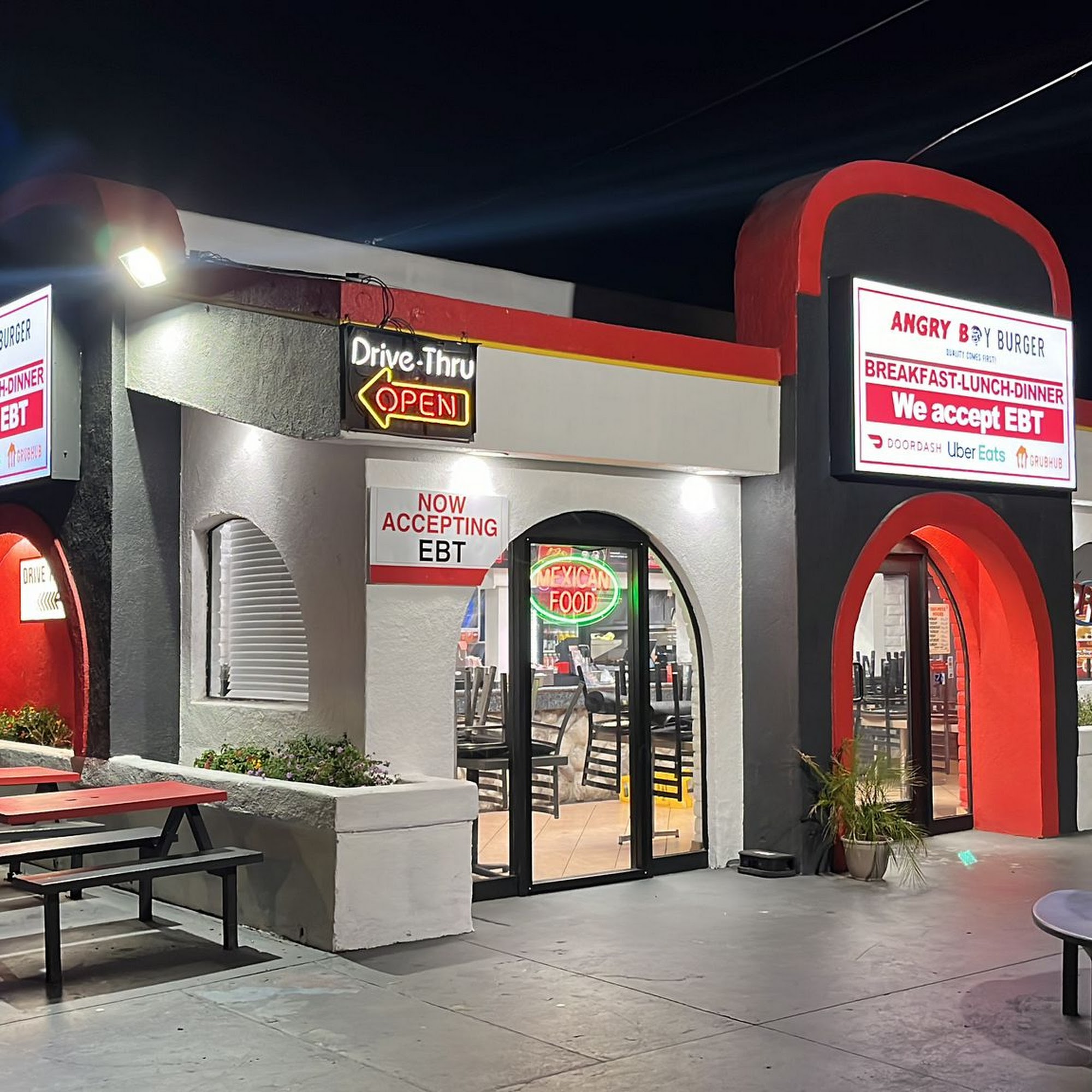 Angry Boy Burger (Drive thru)