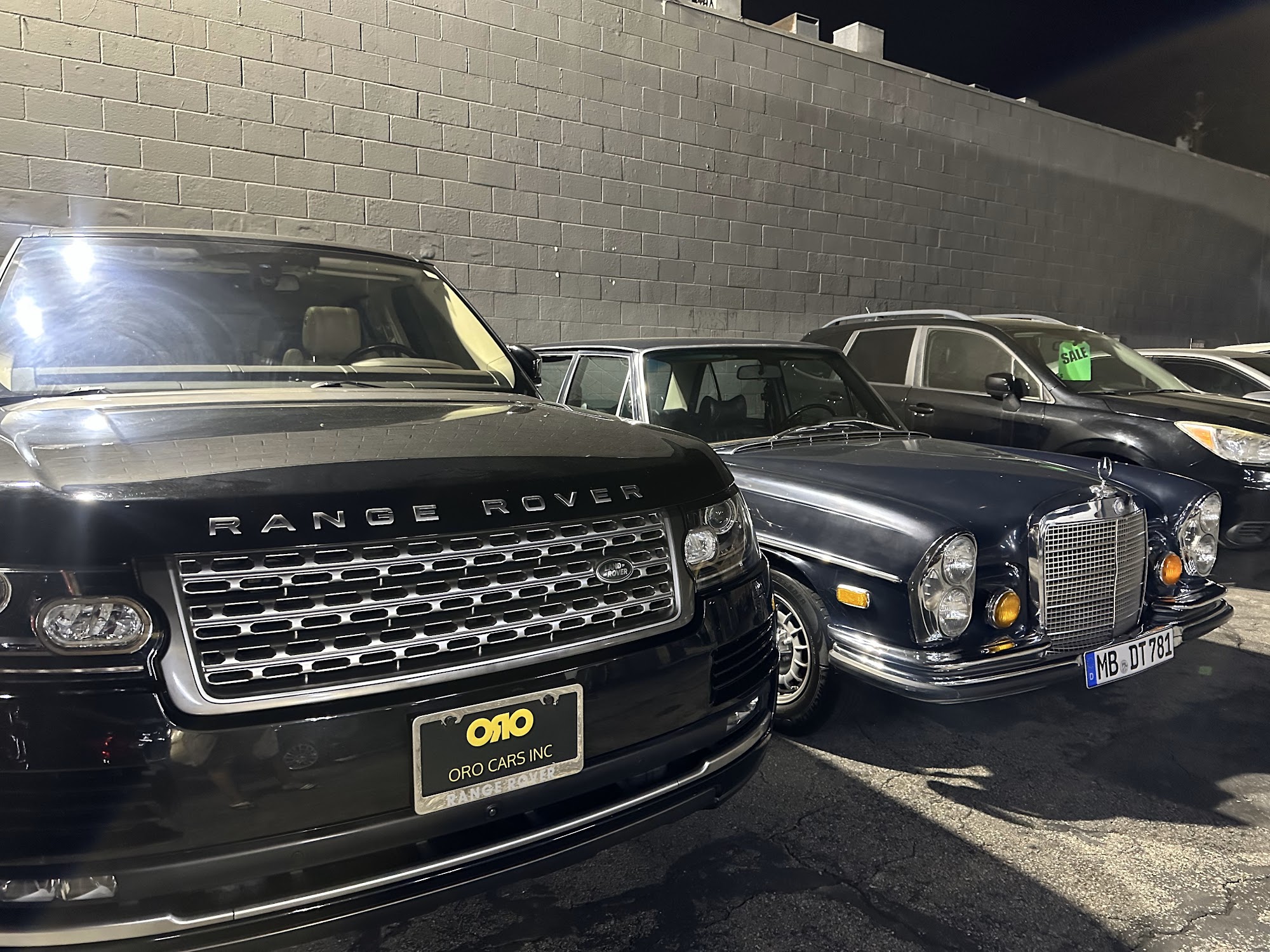 Oro Cars Van Nuys