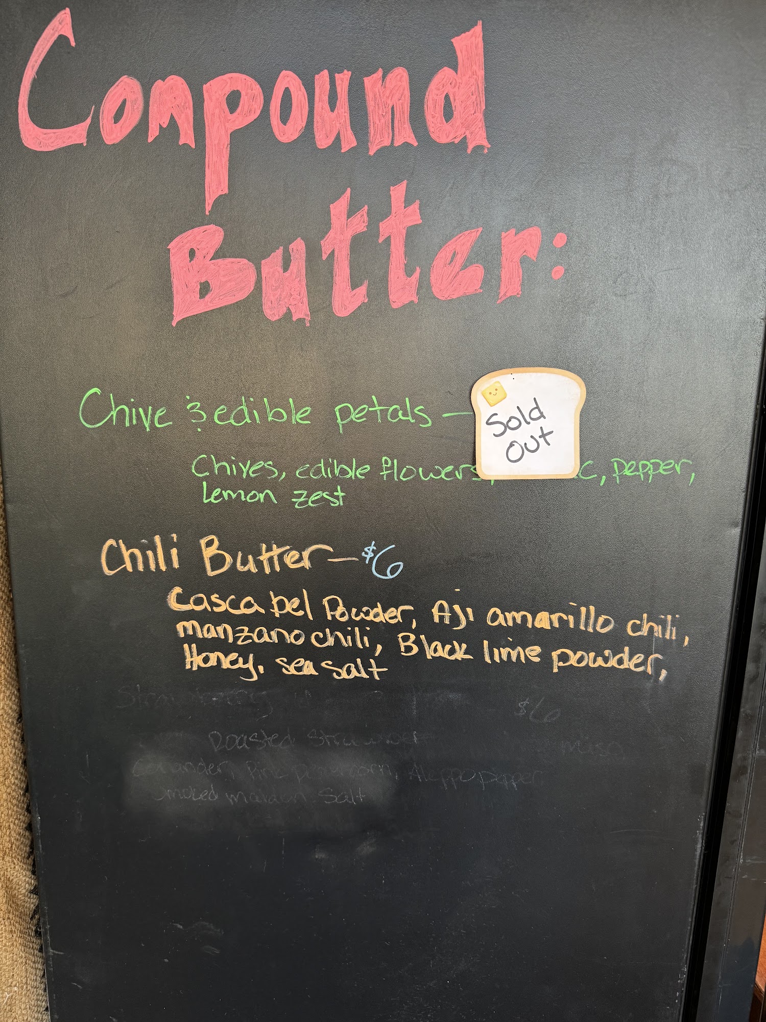 Clemente Baking Company Menu