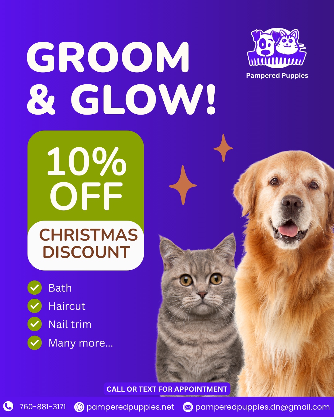 Pampered Puppies Pet Grooming Victorville