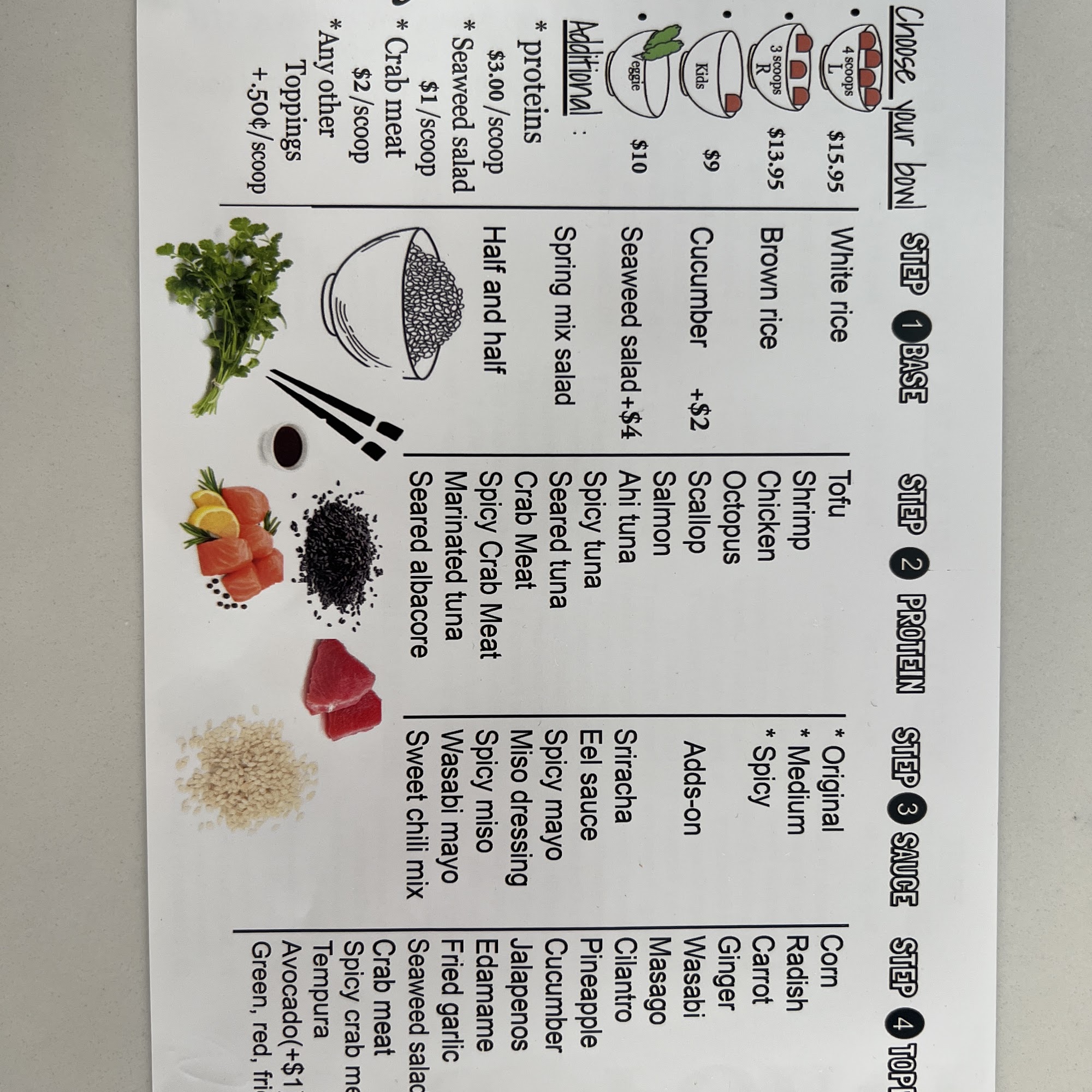 Poki Point - Mooney Menu