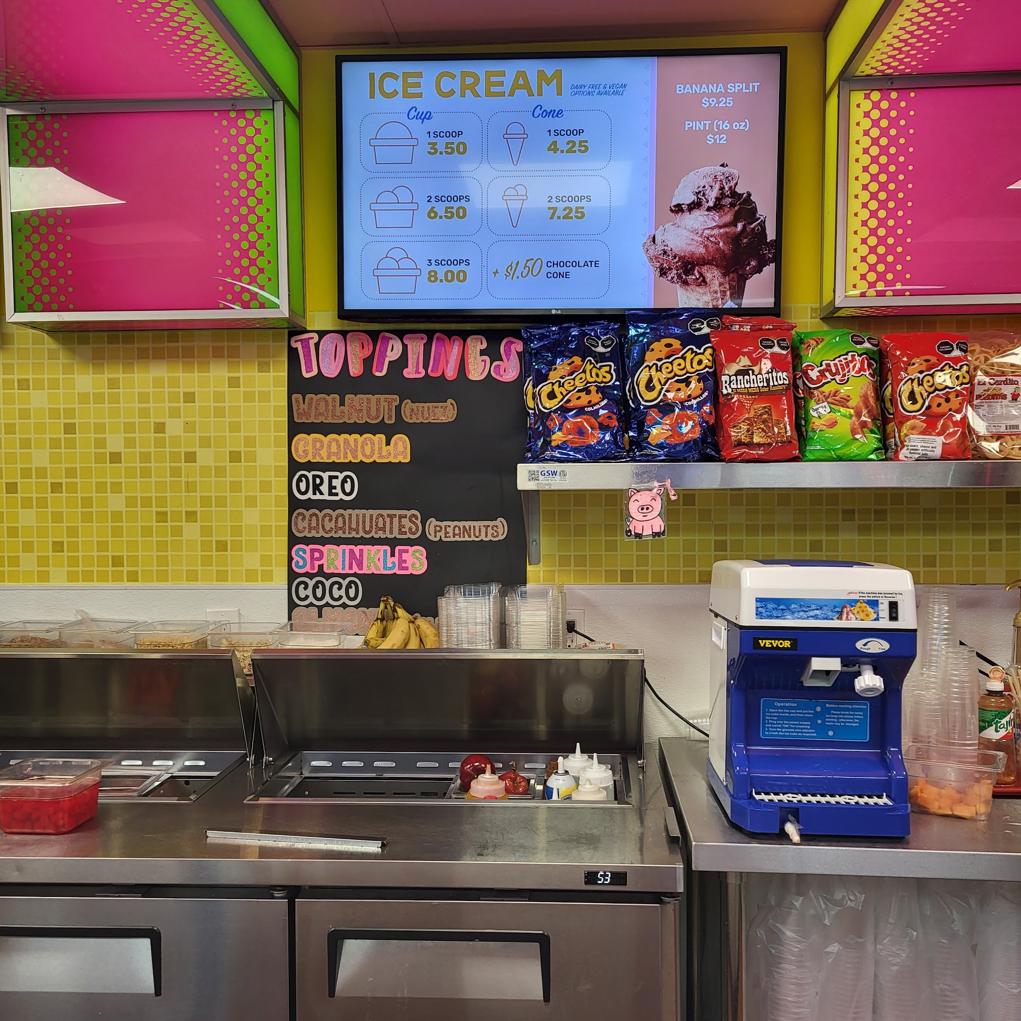 La Michoacana Mia - Vista Menu