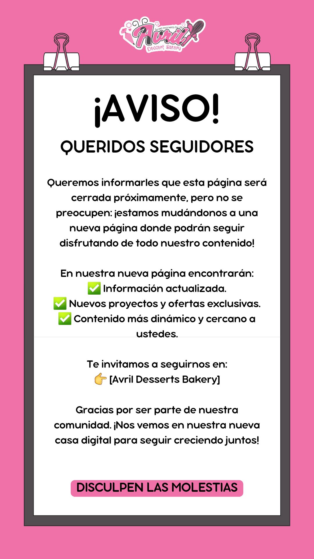 AVRIL DESSERT BAKERY