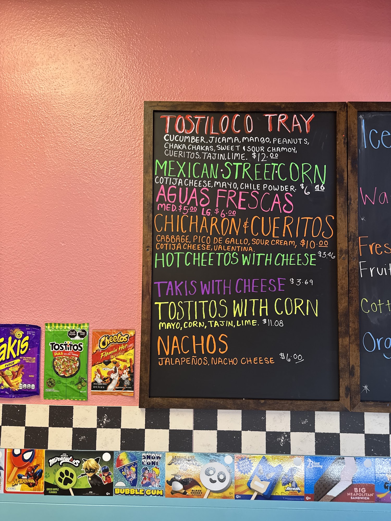 Rock N Roll Scoops Menu