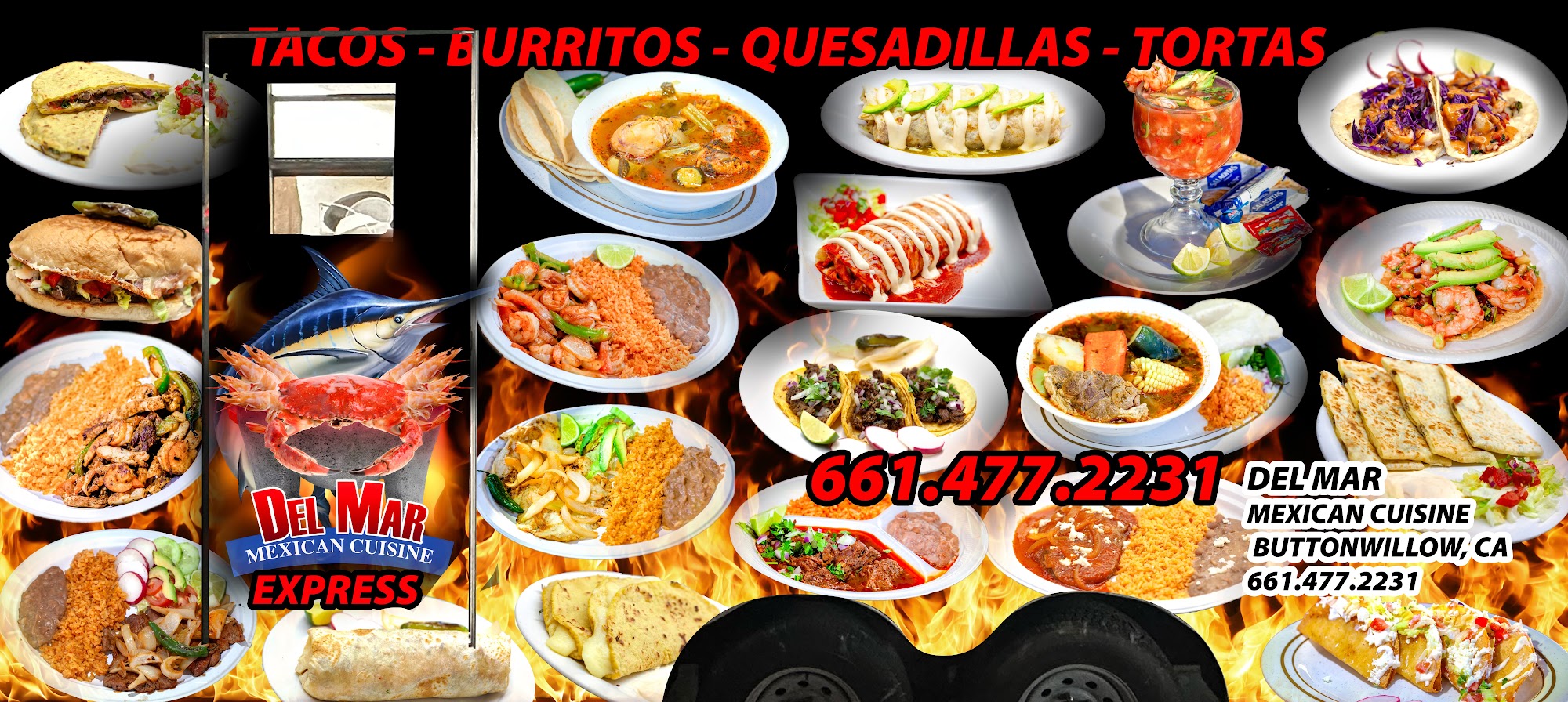 Del Mar mexican Cuisine Menu