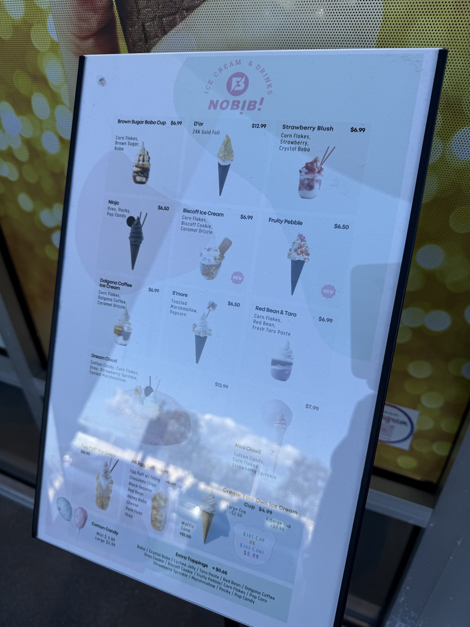 Nobibi West Covina Menu