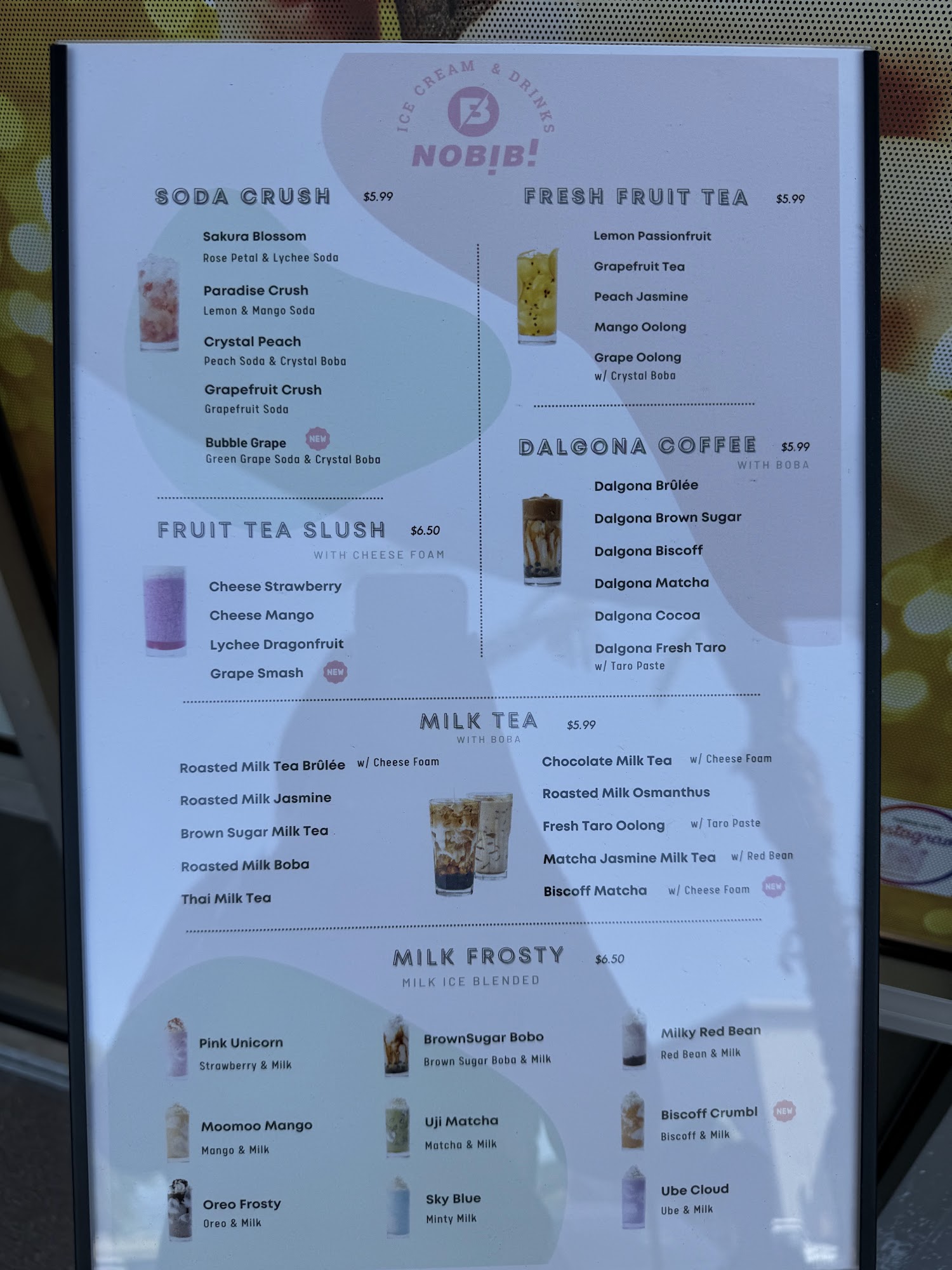 Nobibi West Covina Menu