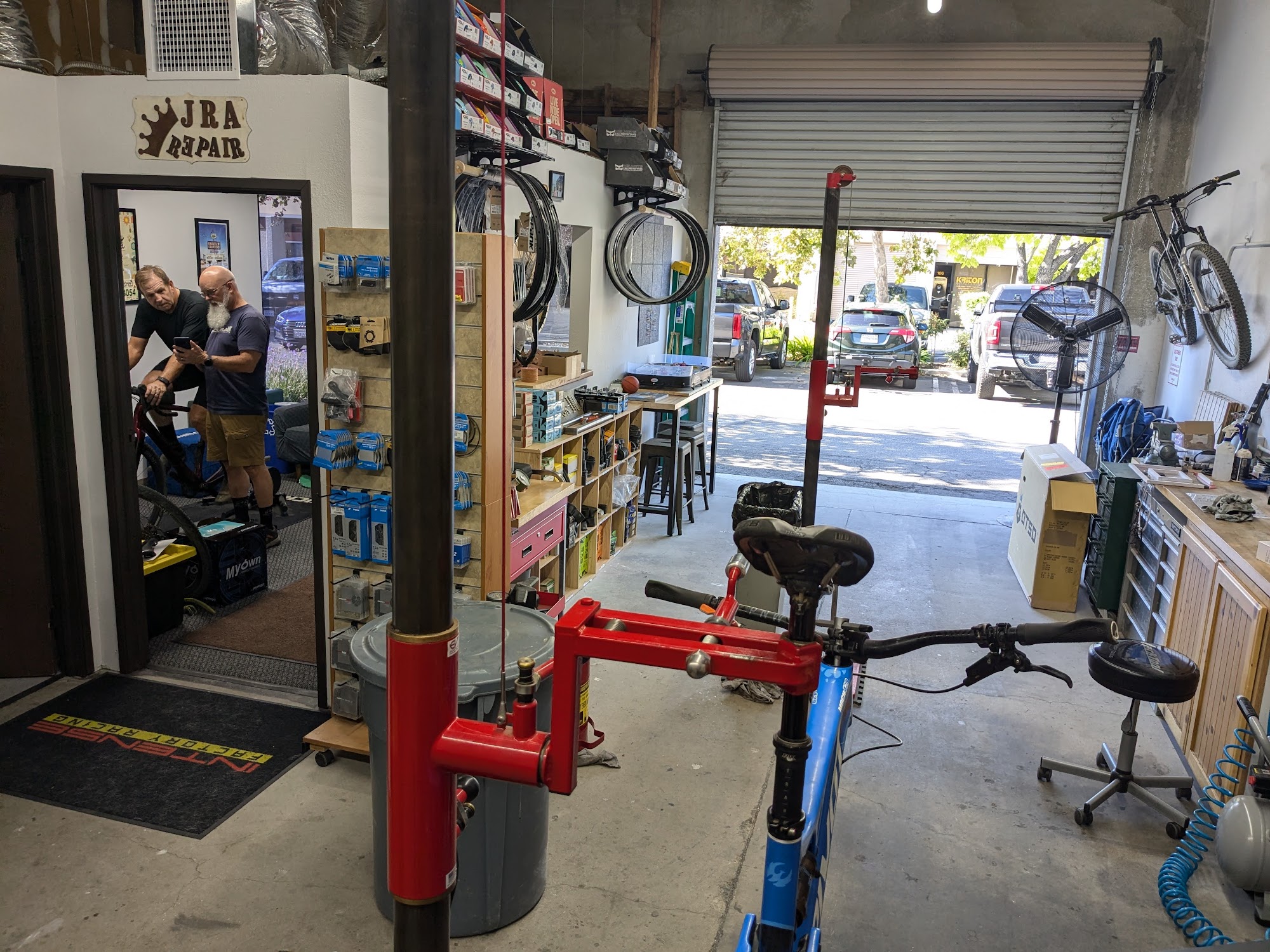 JRA Bike Garage Menu