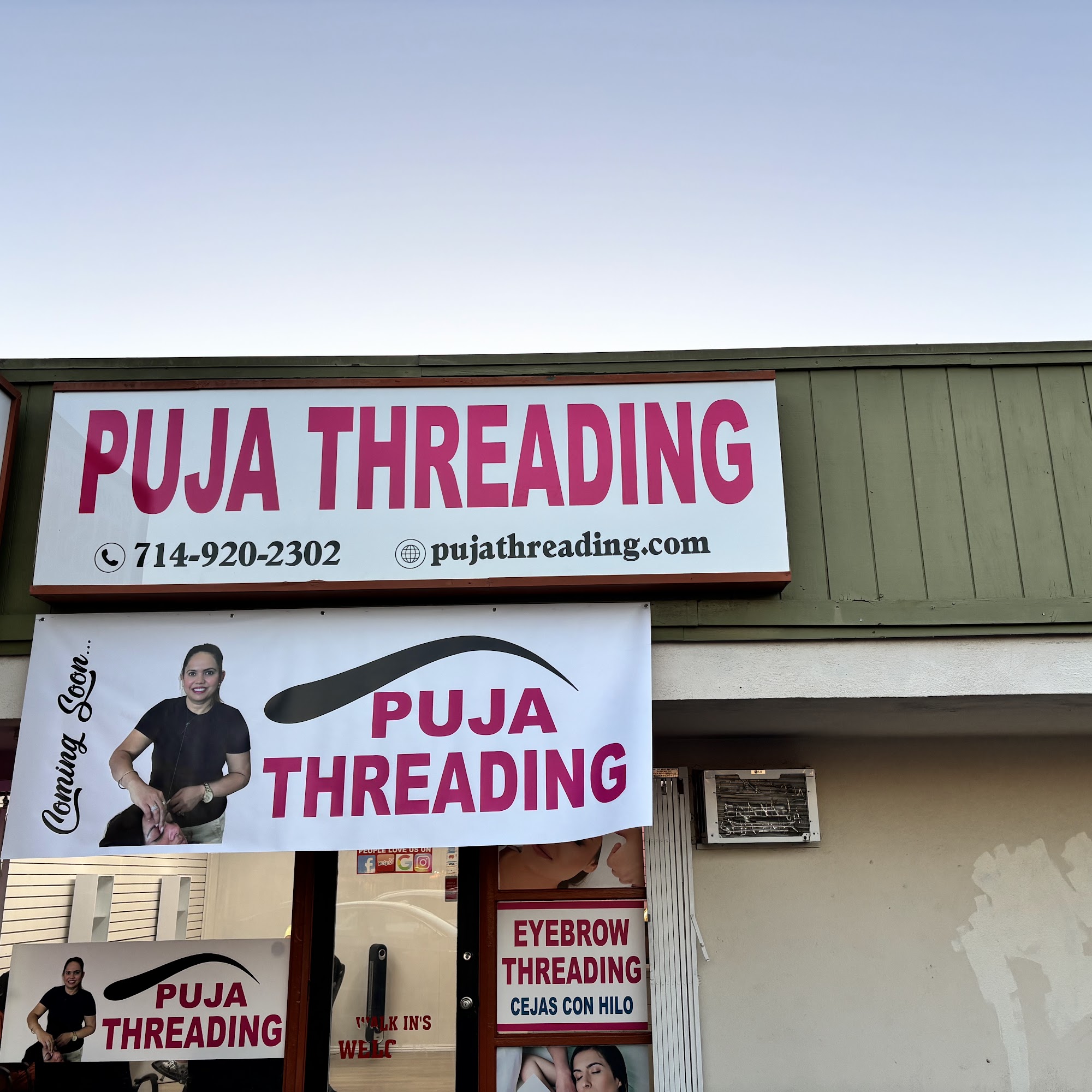 Puja Threading 6614 Westminster Blvd., Westminster California 92683