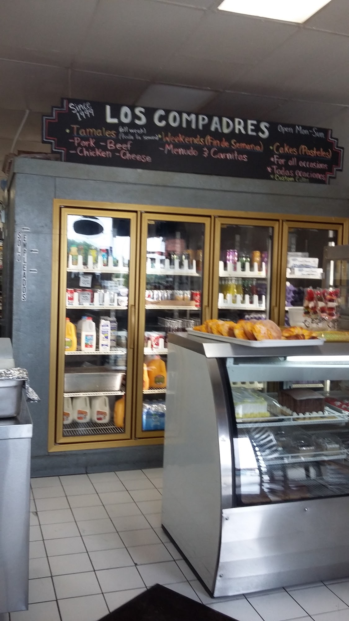 Los Compadres Bakery Menu