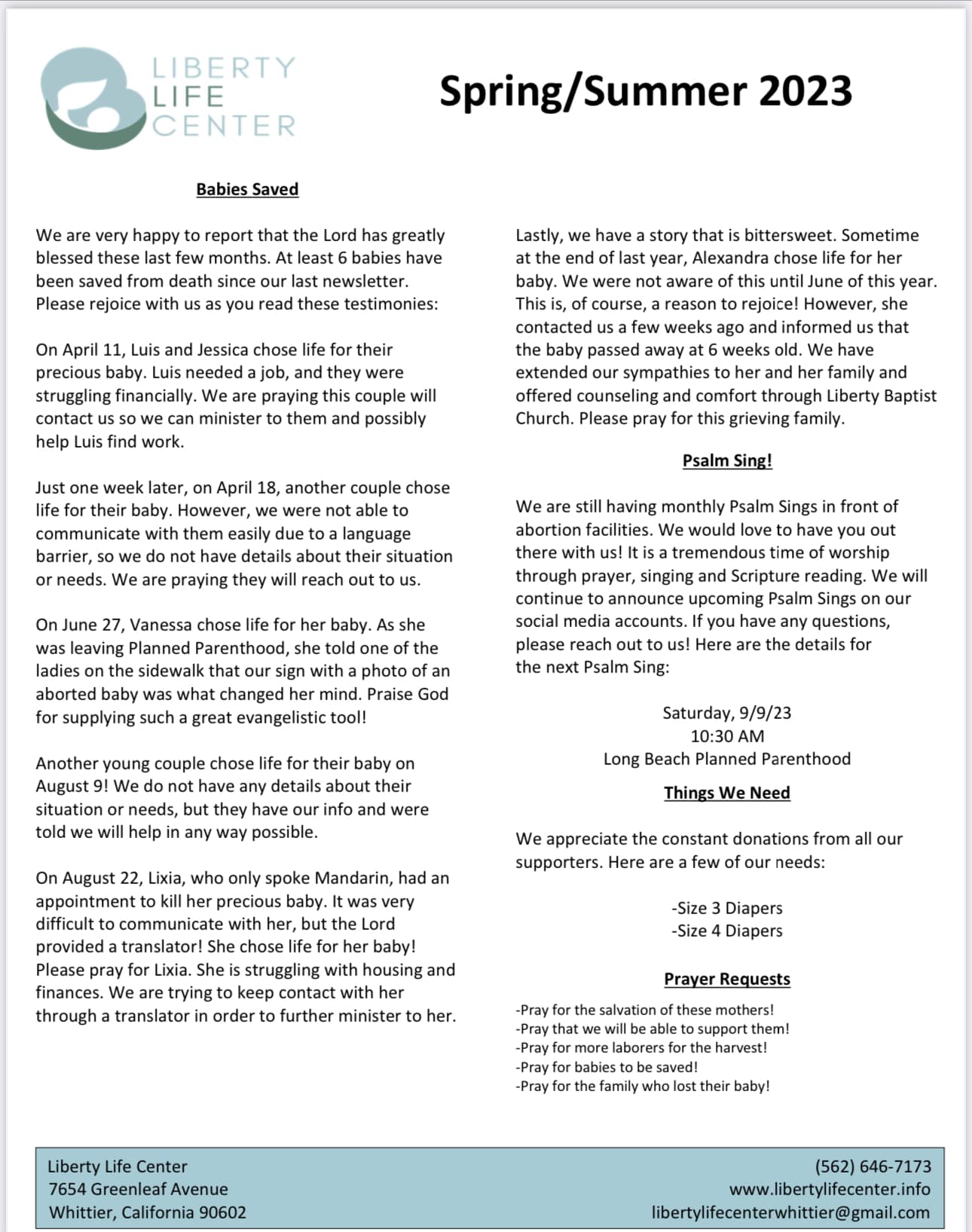 Whittier Pregnancy Center