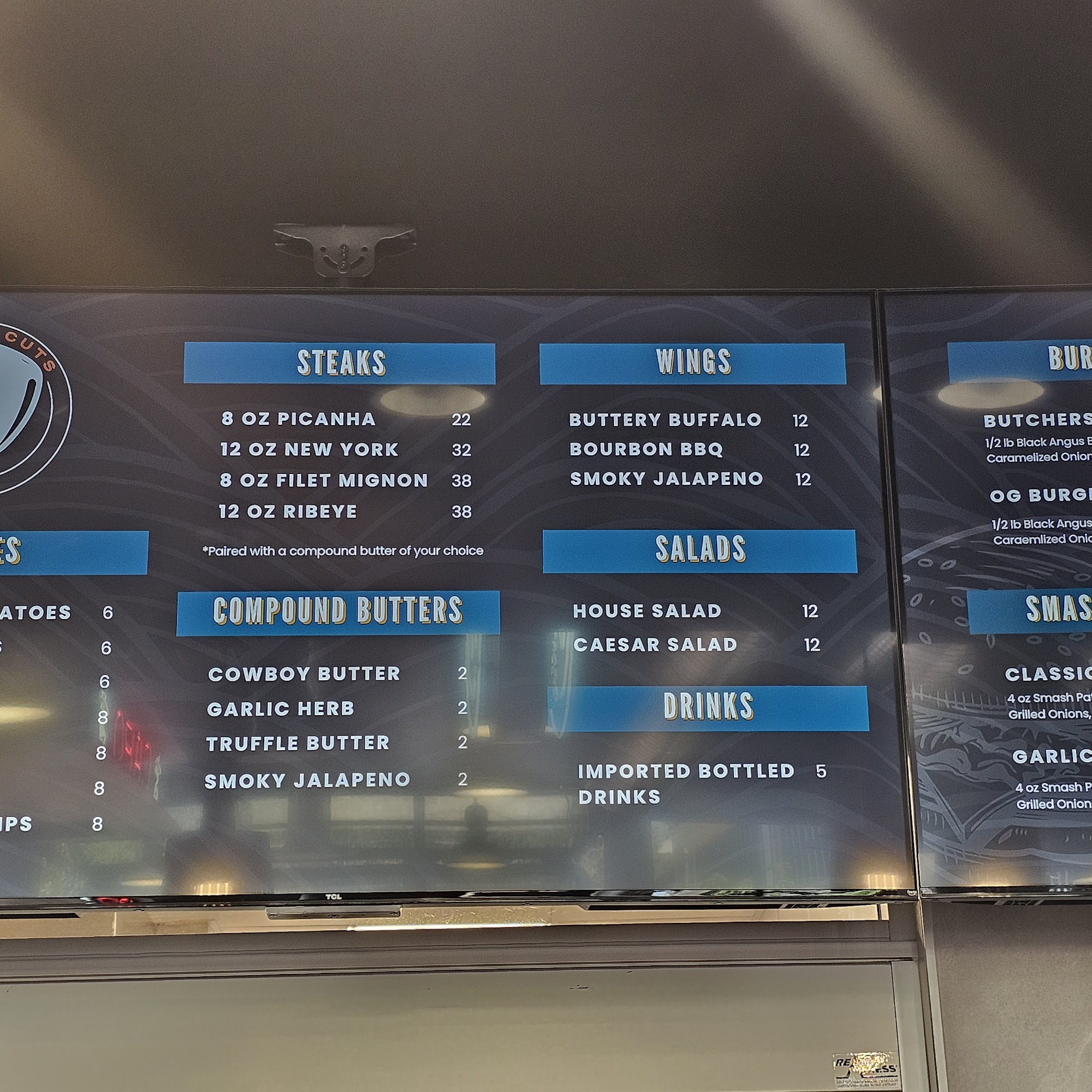 Primal Cuts Menu