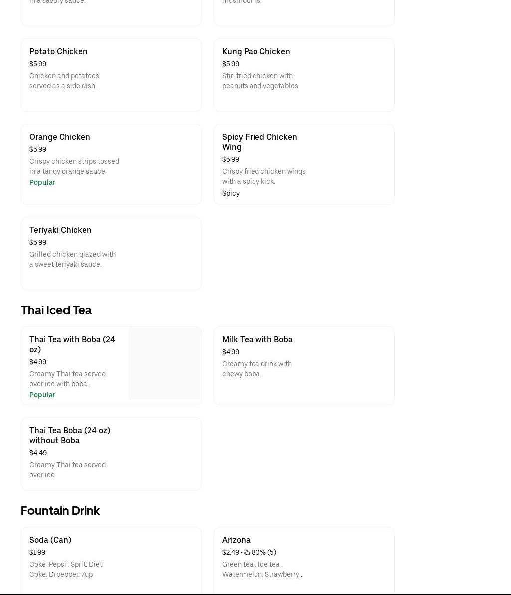 China Wok Express Menu