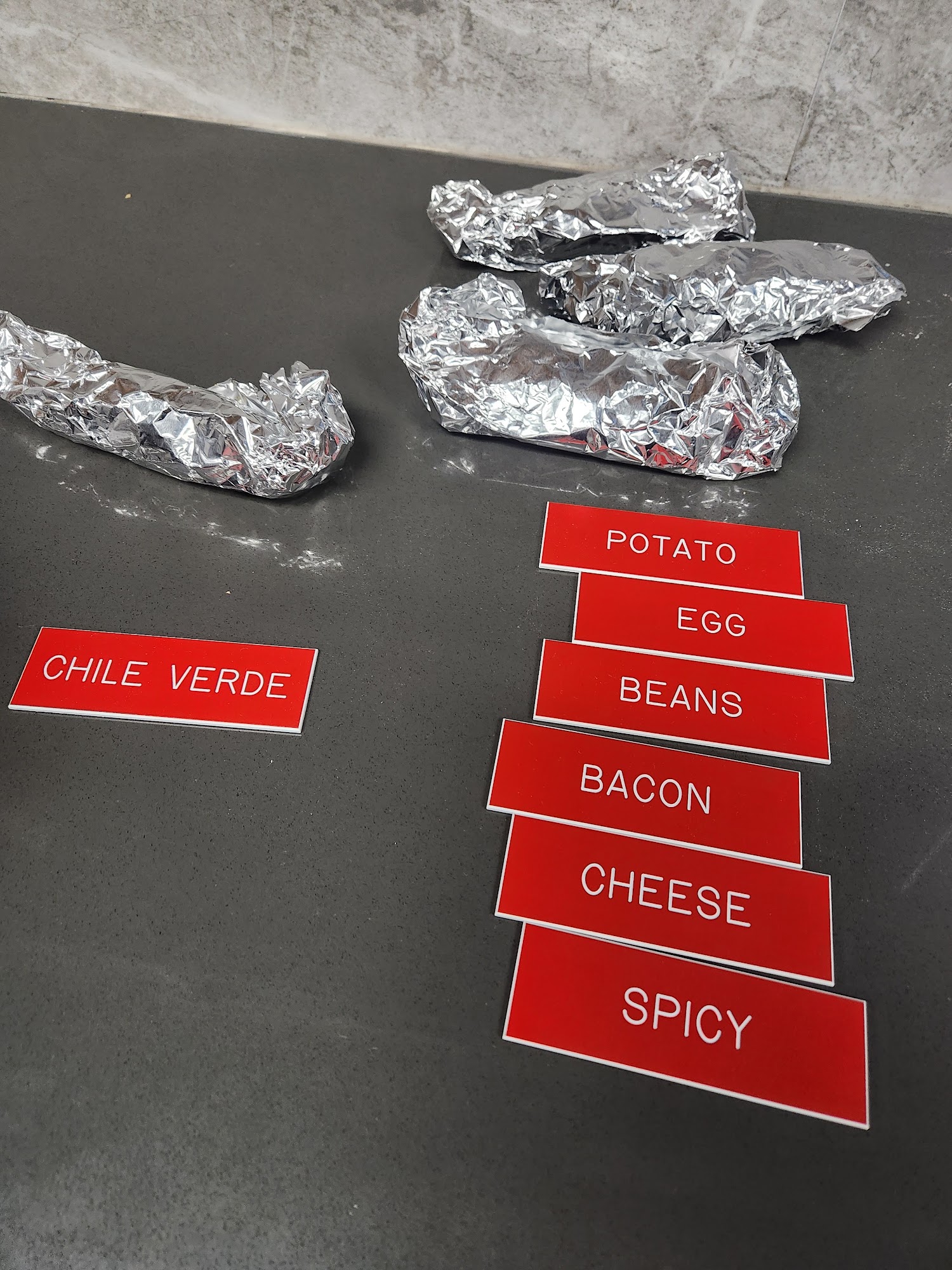 Ed's Burrito Factory Menu