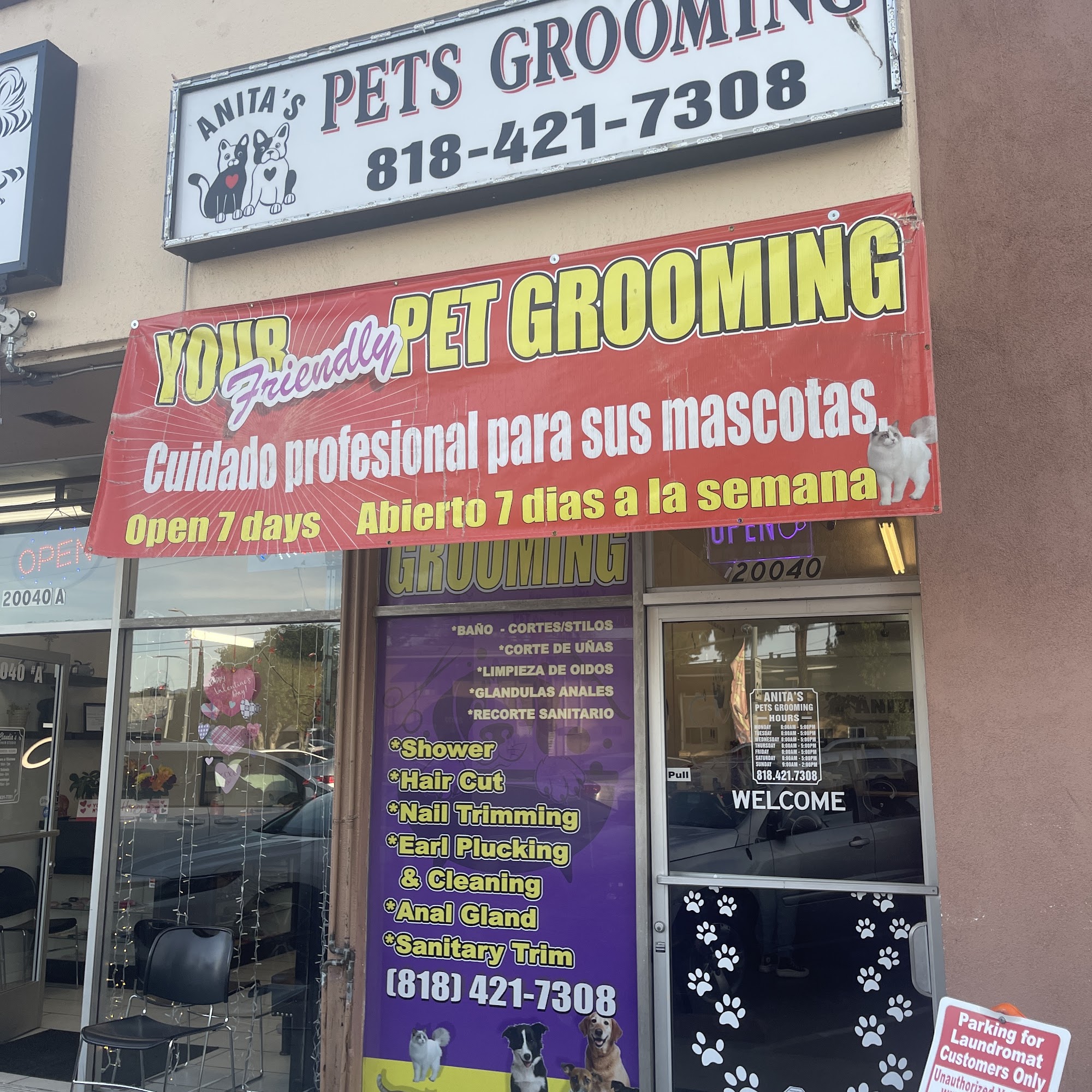 Anita’s pets grooming Winnetka