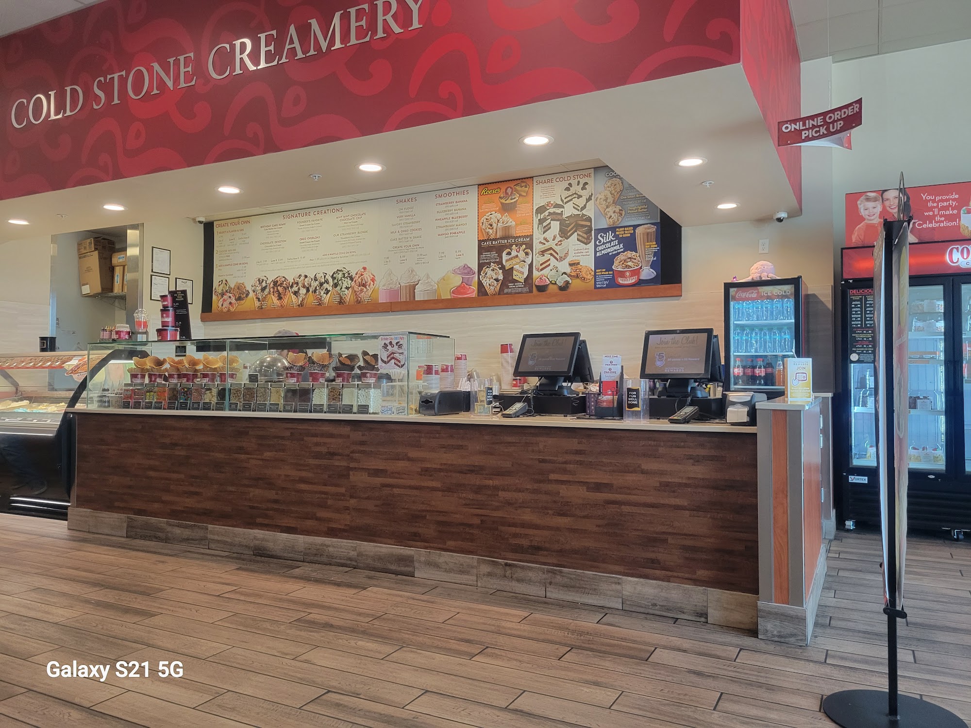 Cold Stone Creamery Menu