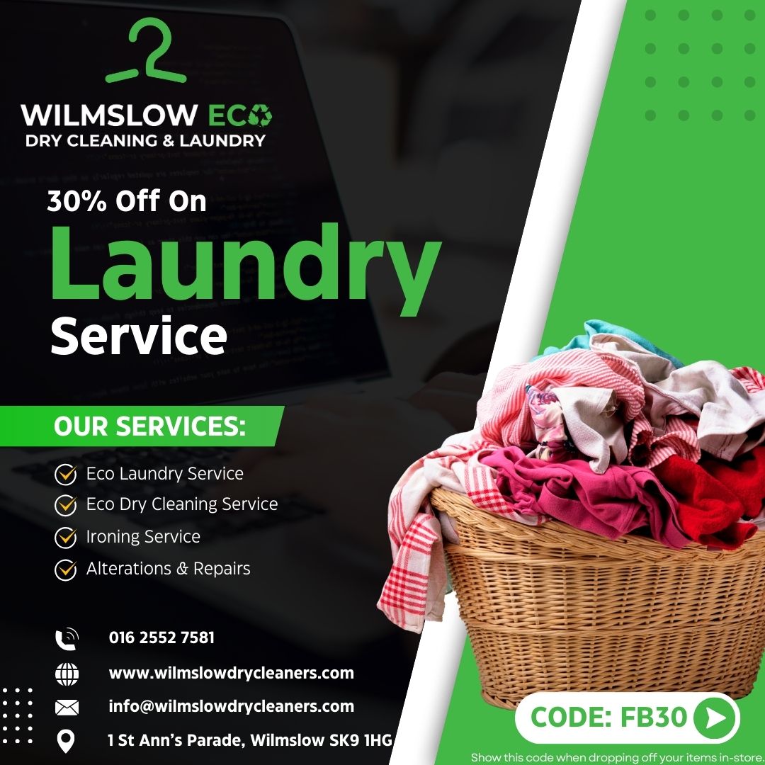 Wilmslow Eco Friendly Dry Cleaning & Laundry Service
