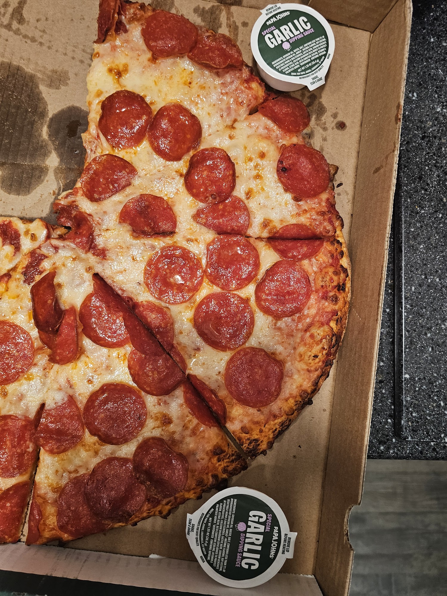 Papa Johns Pizza Menu