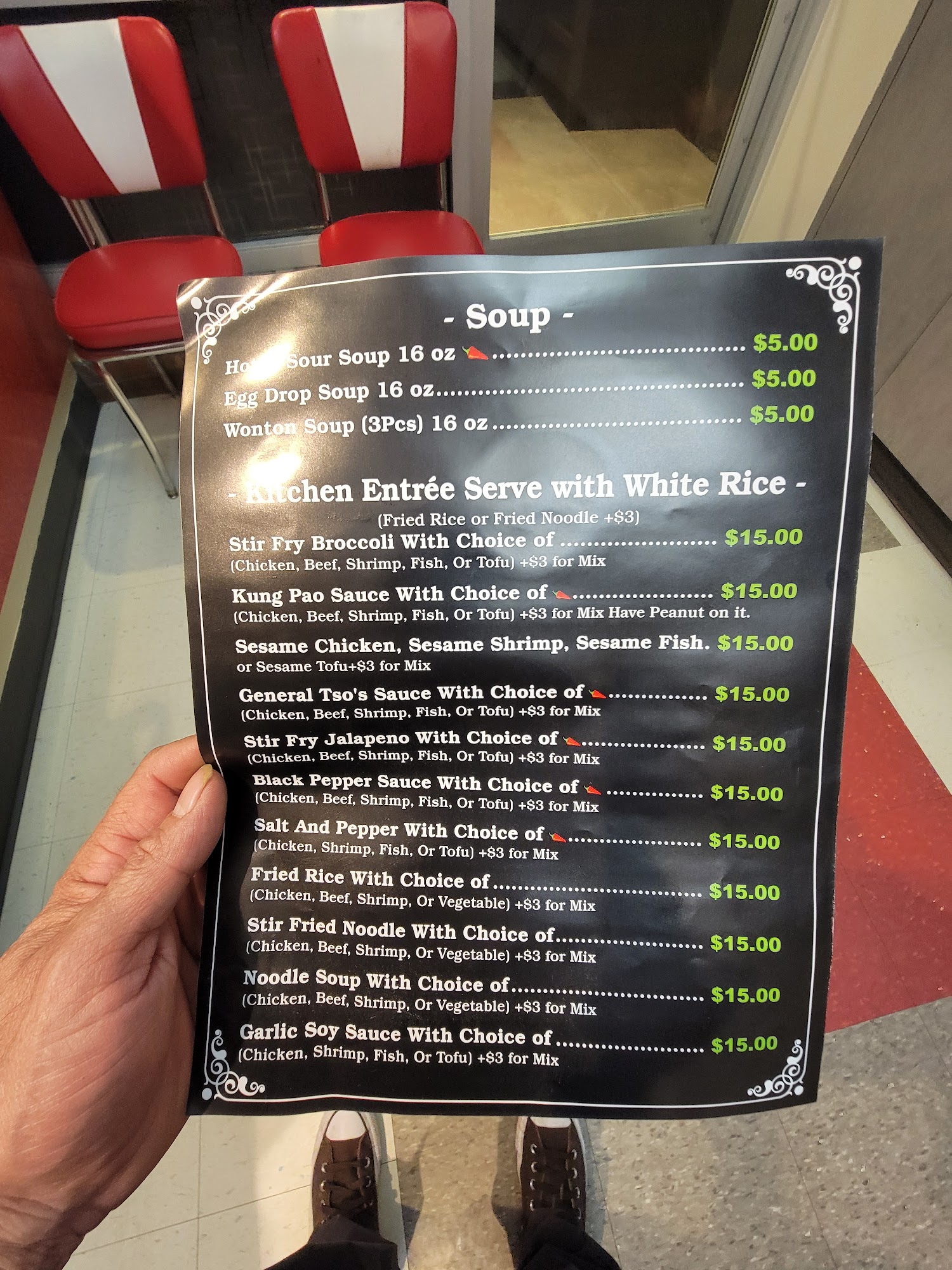 La Morenita Menu