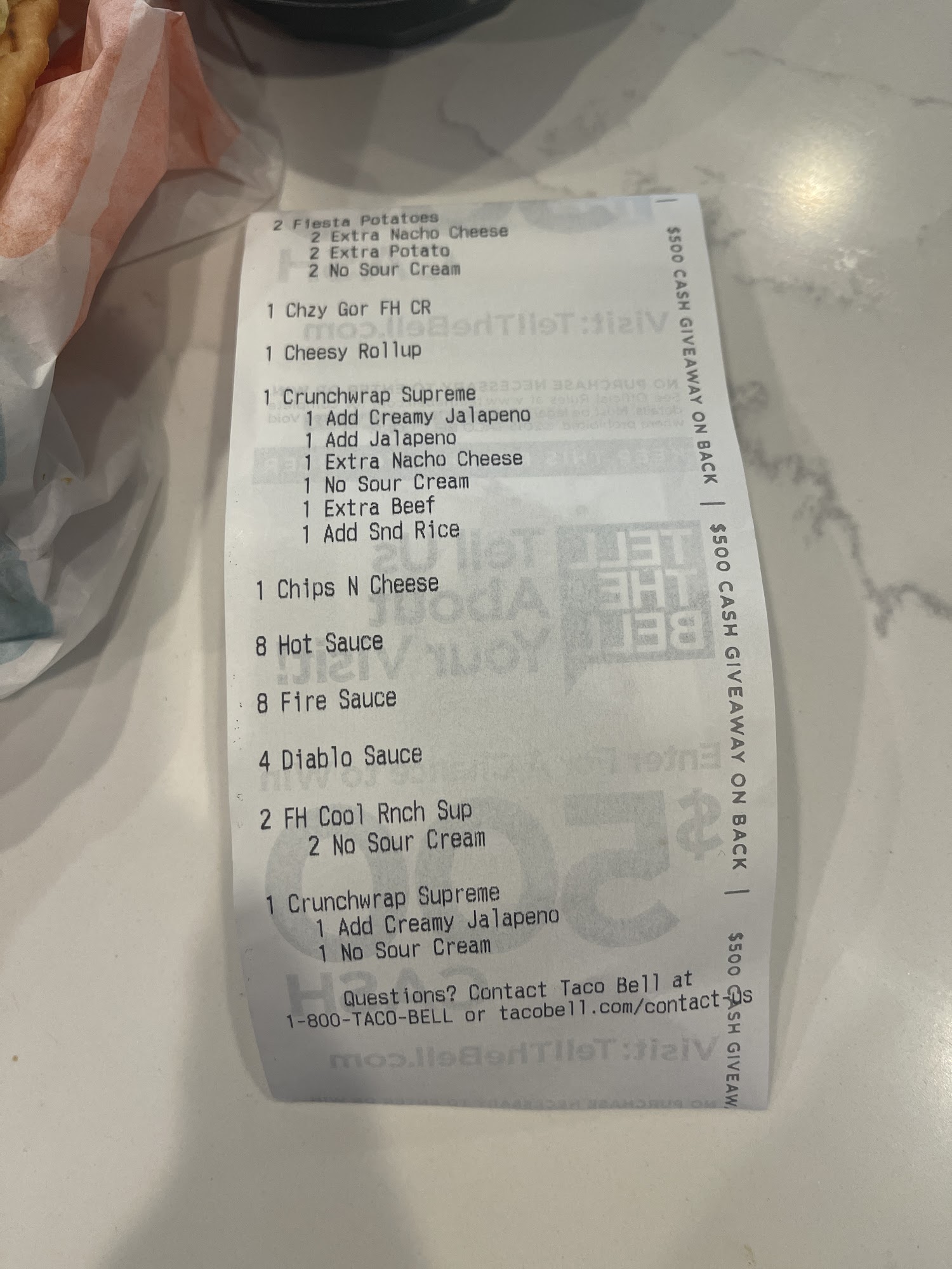 Taco Bell Menu
