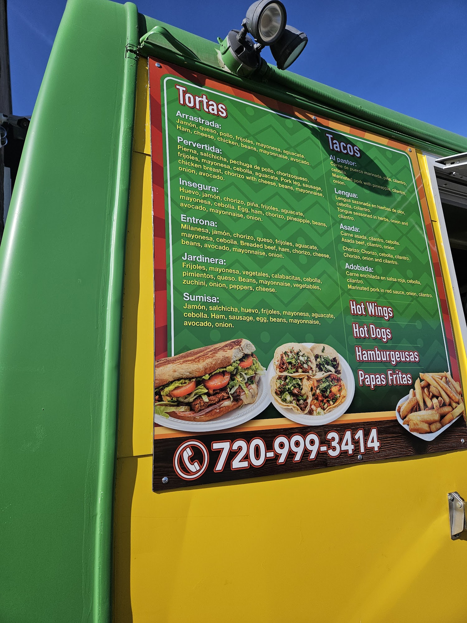 Tacolorado Mexican Grill Menu