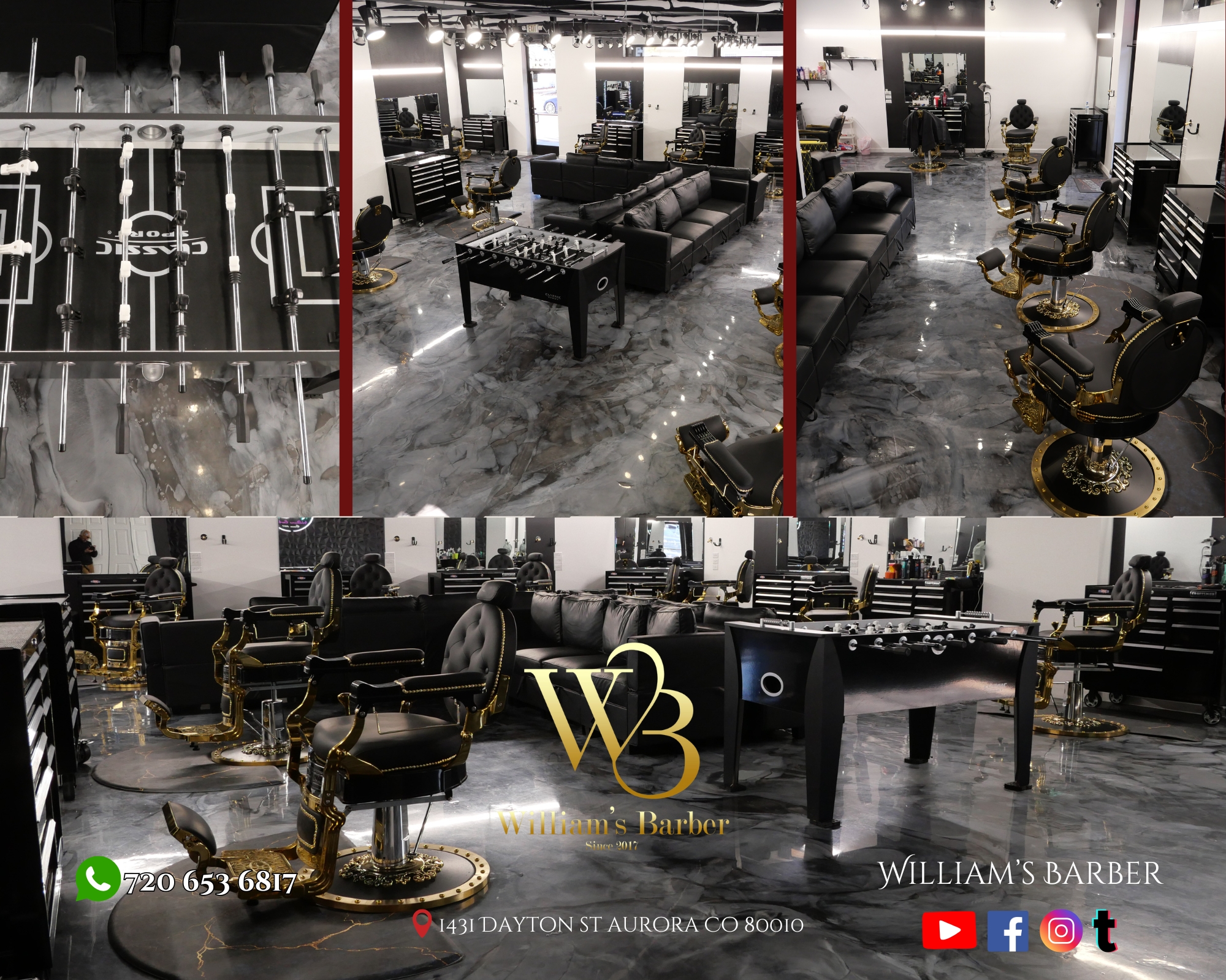 William's Barber 1431 Dayton St, Aurora Colorado 80010