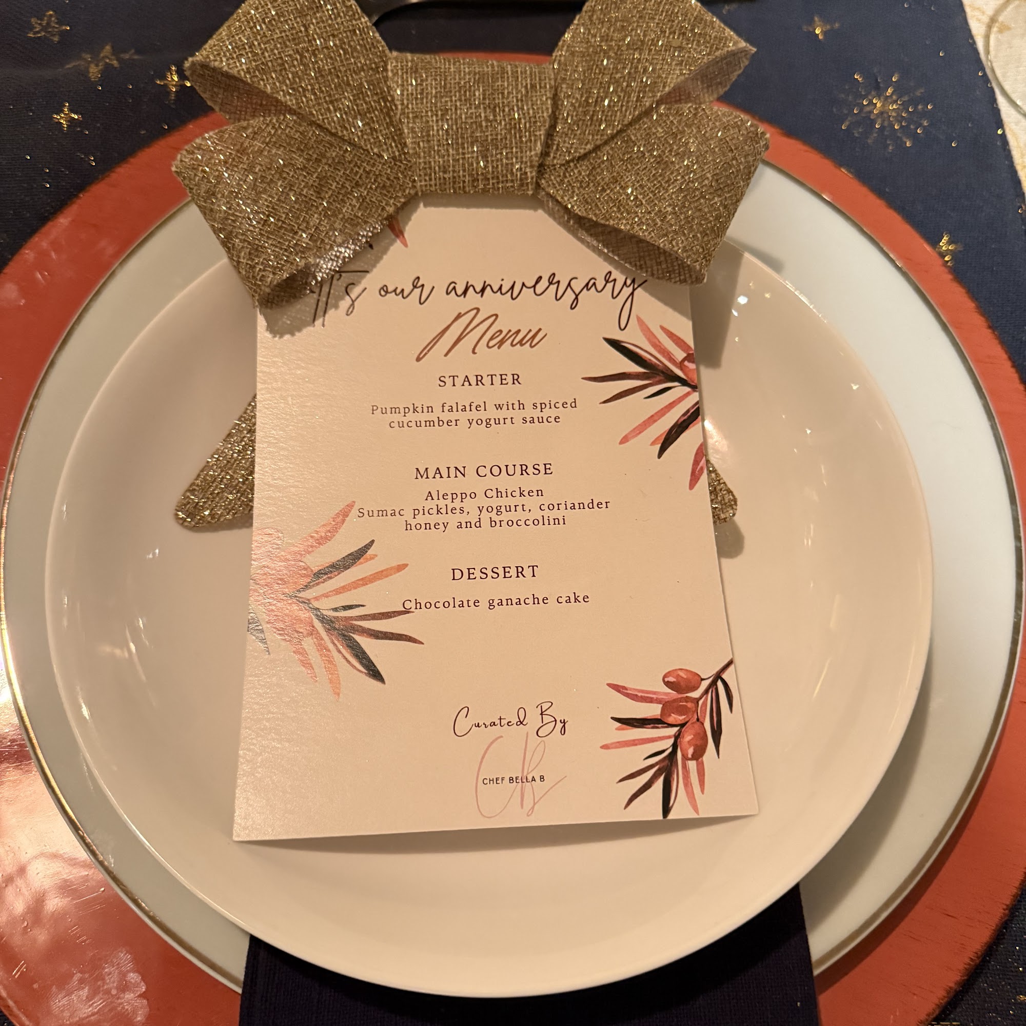 Chef Bella B LLC Menu