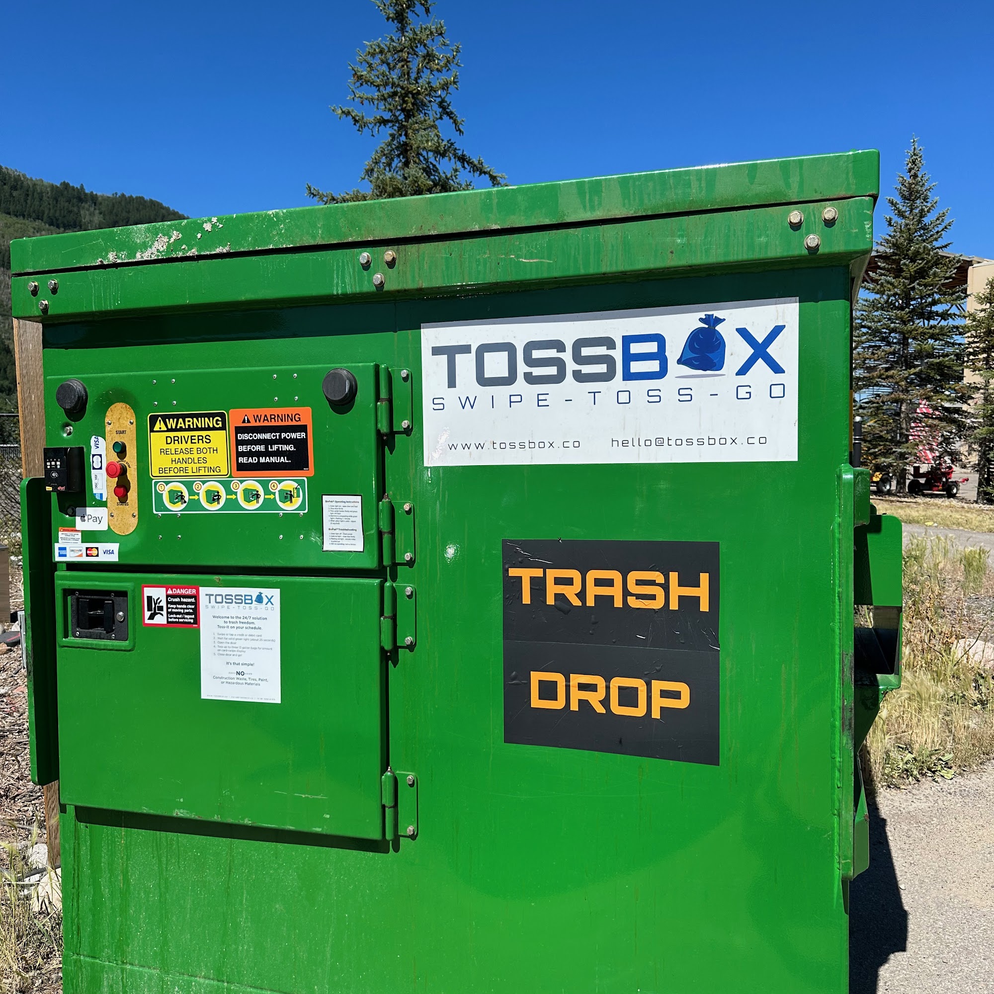 Toss Box Trash Drop Avon