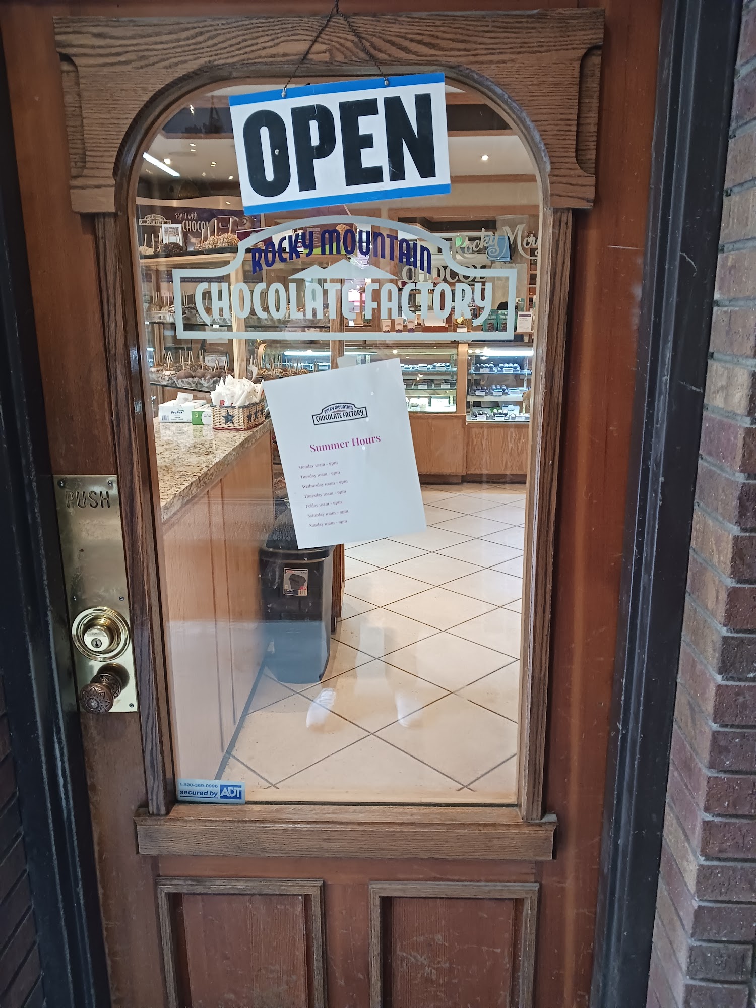 Rocky Mountain Chocolate Factory Menu