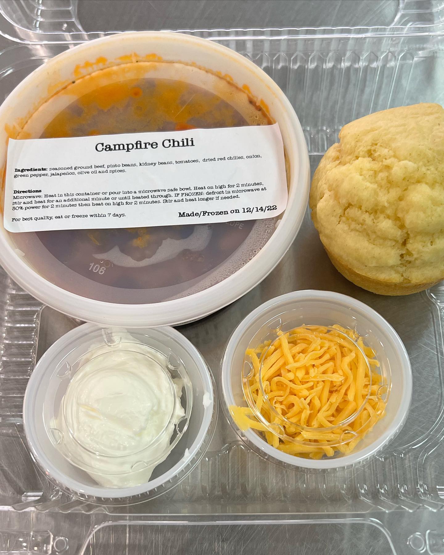 Campfire Chill Menu
