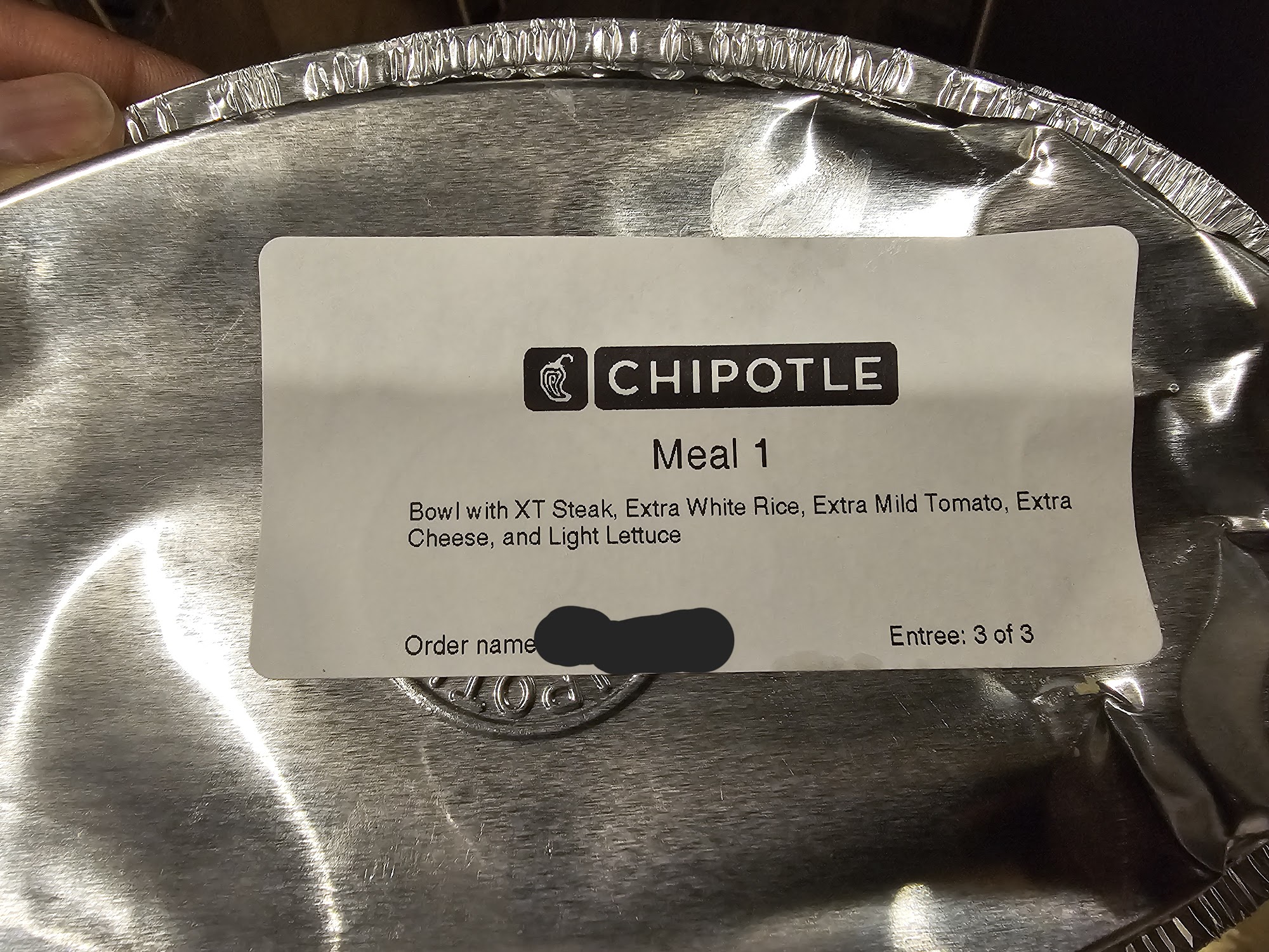 Chipotle Mexican Grill Menu