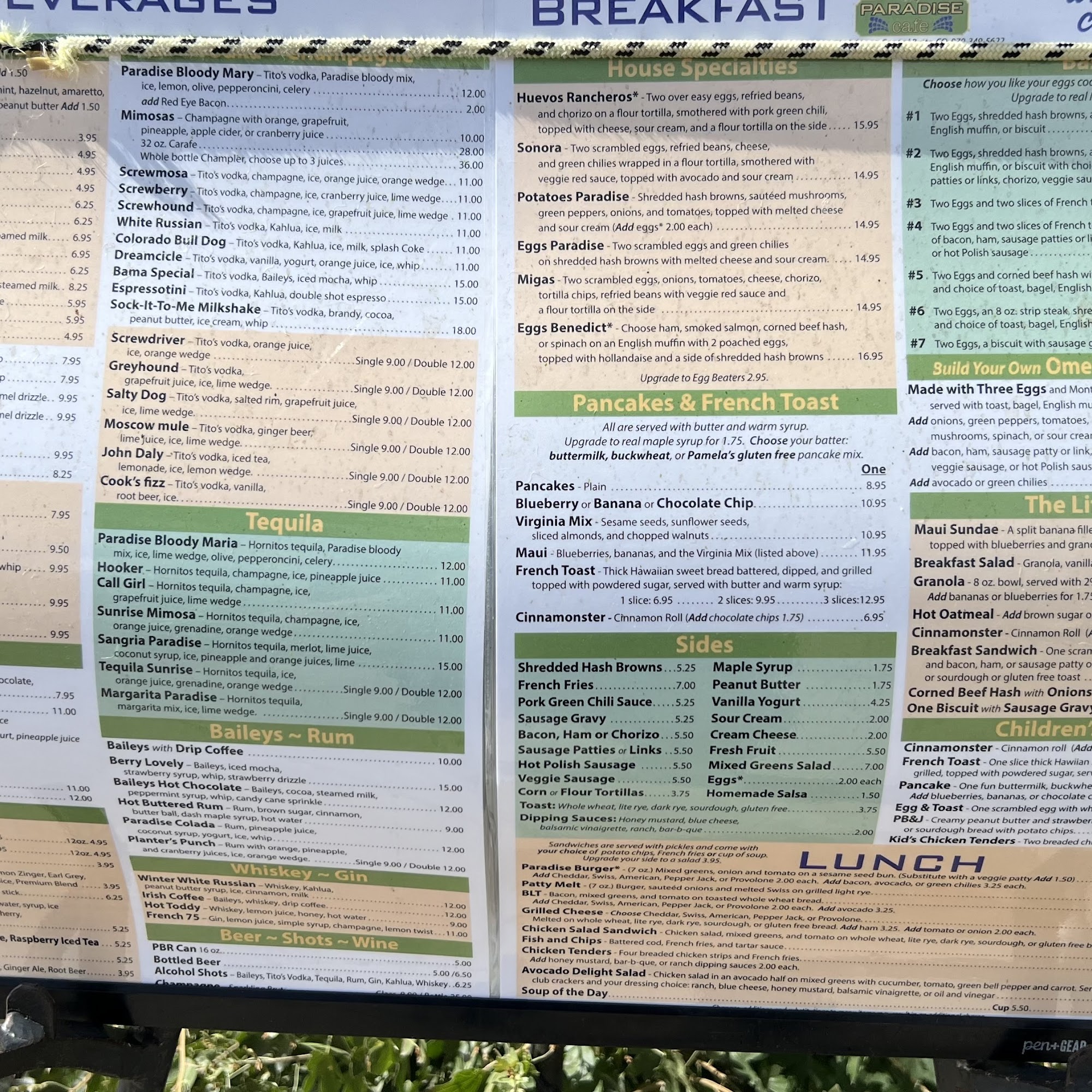 Paradise Cafe Crested Butte