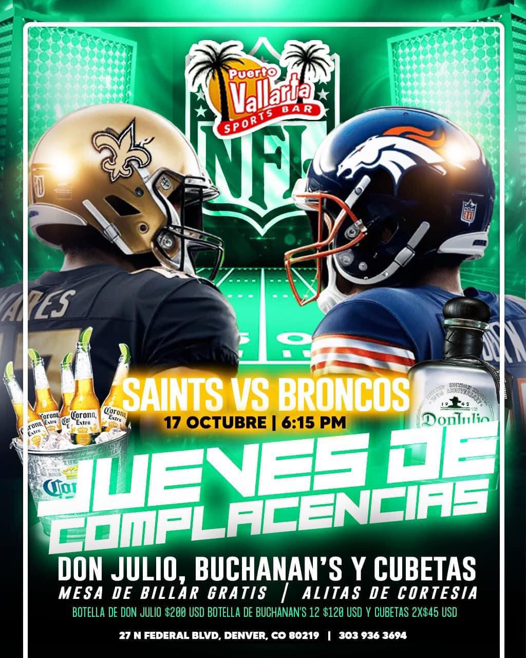 Puerto Vallartas Sports Bar Menu